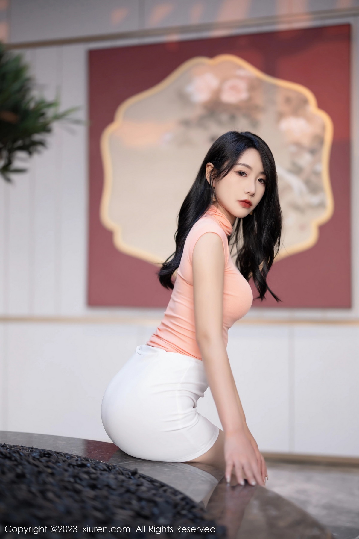 [XiuRen]高清写真图 2023.11.06 No.7619 苏苏阿 短裙美腿