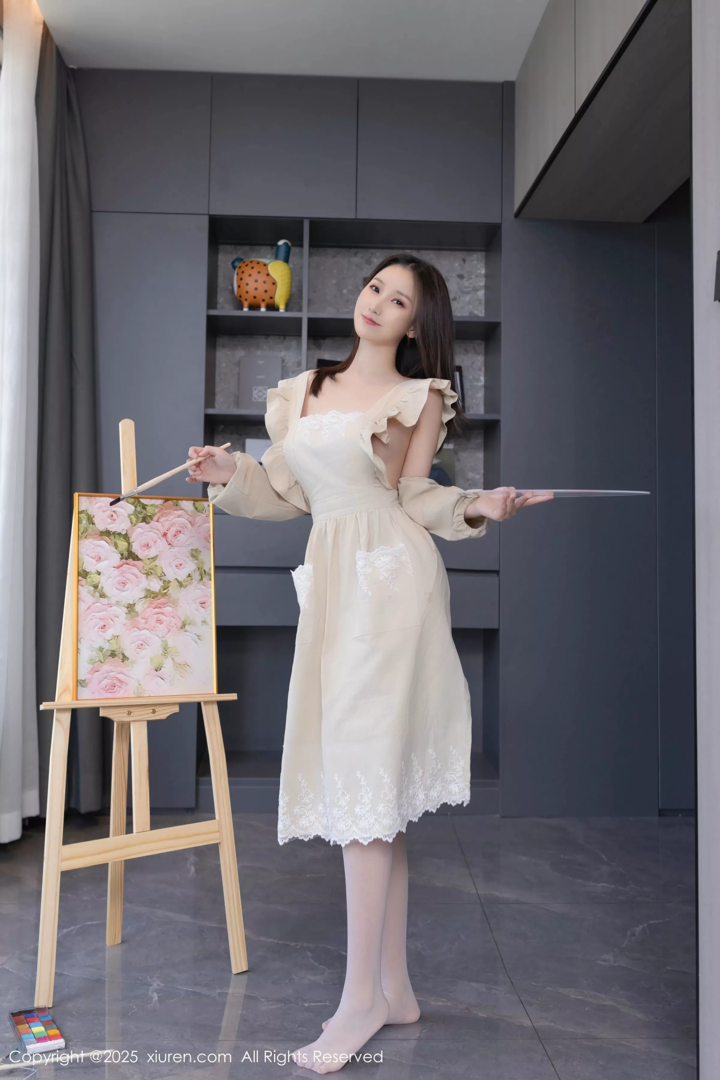 [XiuRen]高清写真图 2025.05.21 No.10308 杏子Yada 白色丝袜