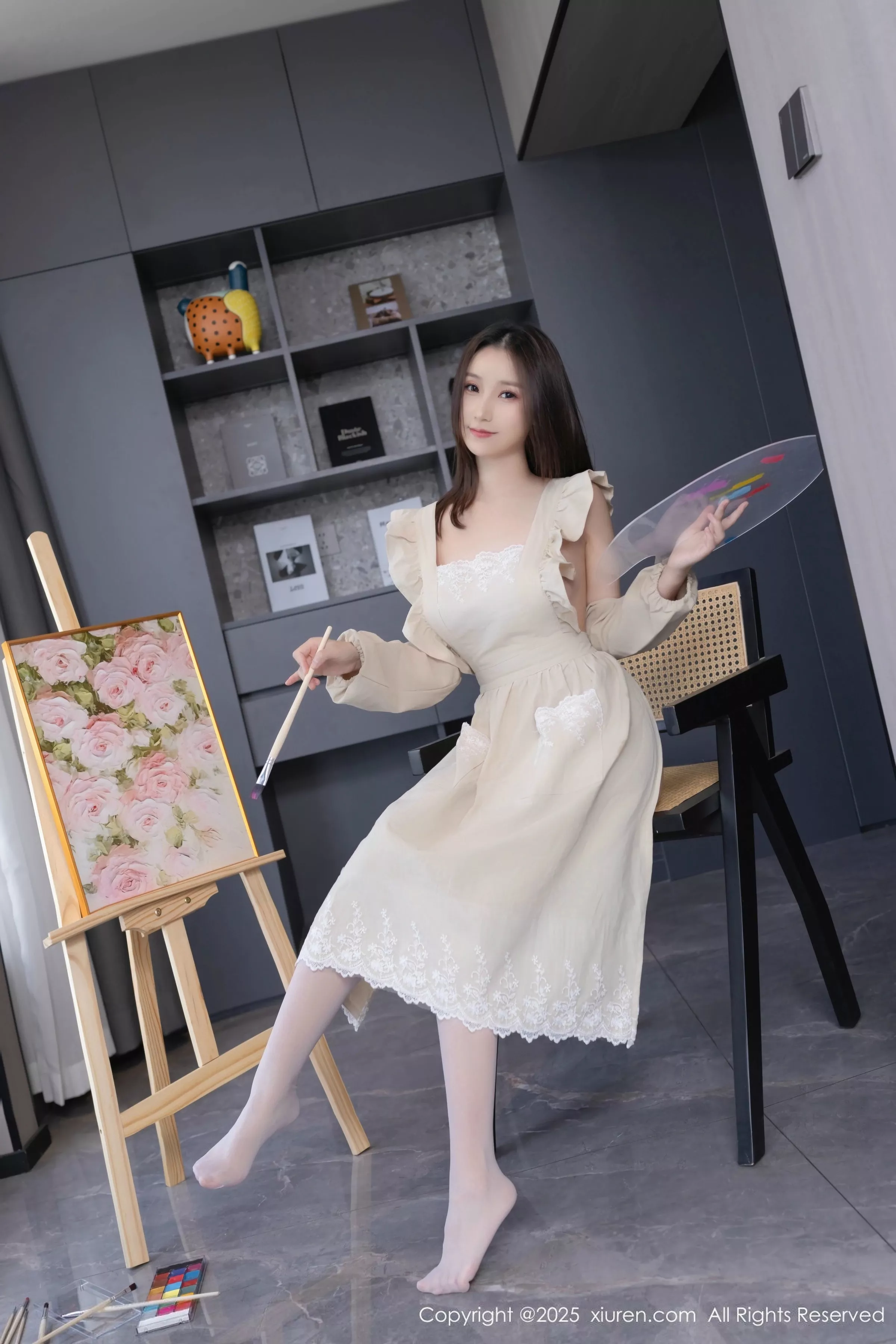 [XiuRen]高清写真图 2025.05.21 No.10308 杏子Yada 白色丝袜