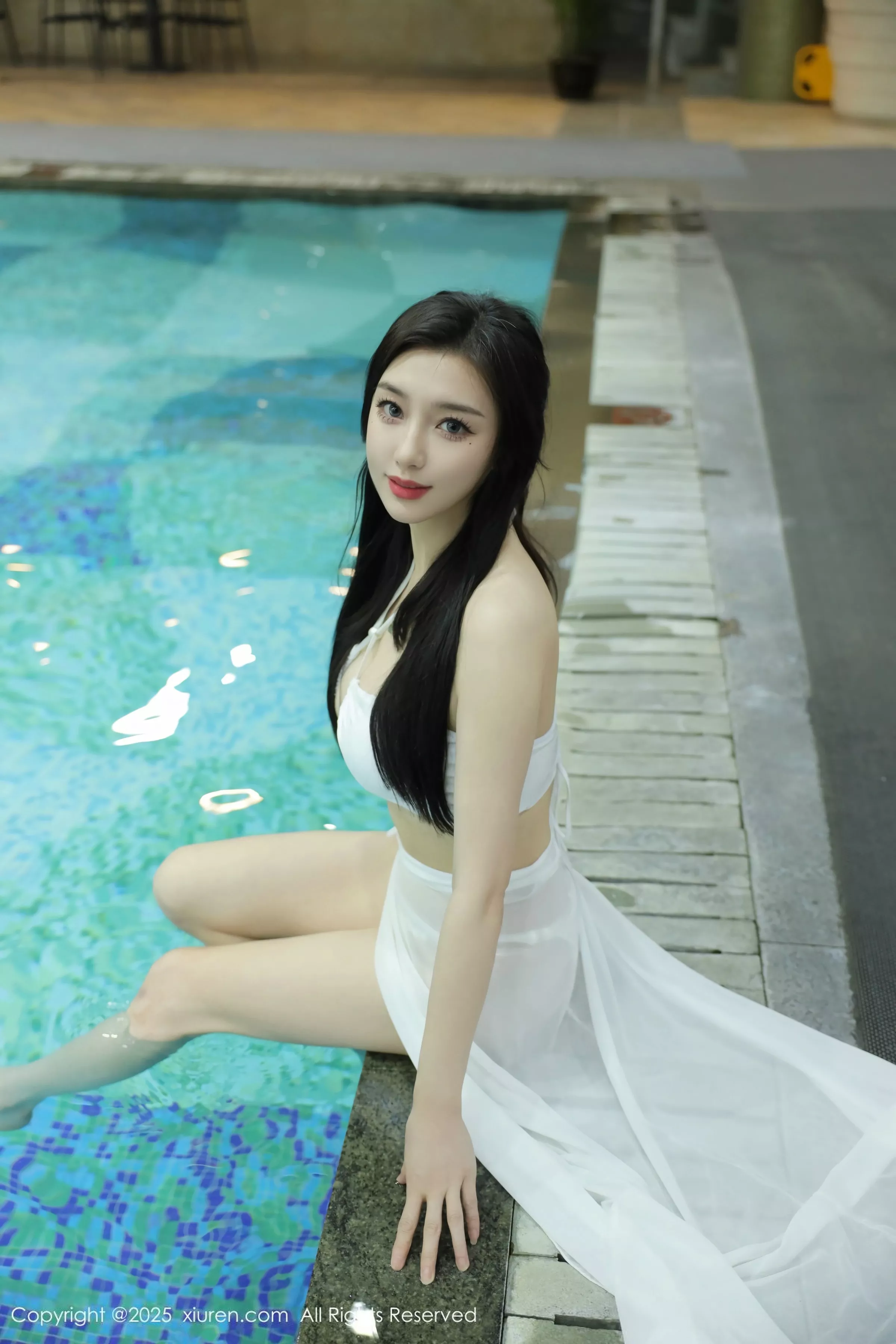 [XiuRen]高清写真图 2025.06.20 No.10441 苏一诺 白色比基尼
