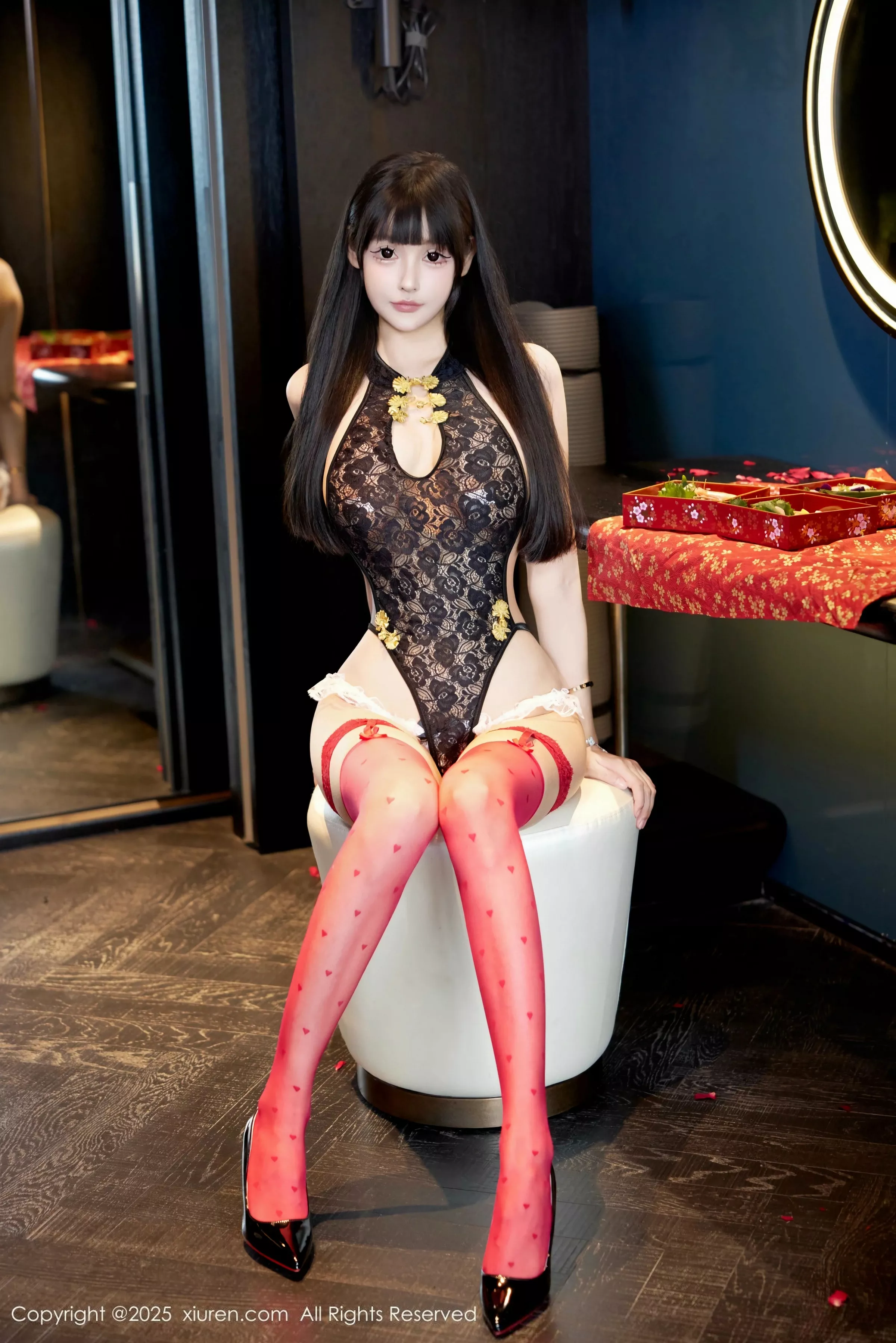 [XiuRen]高清写真图 2025.06.23 No.10448 智恩baby 蕾丝旗袍