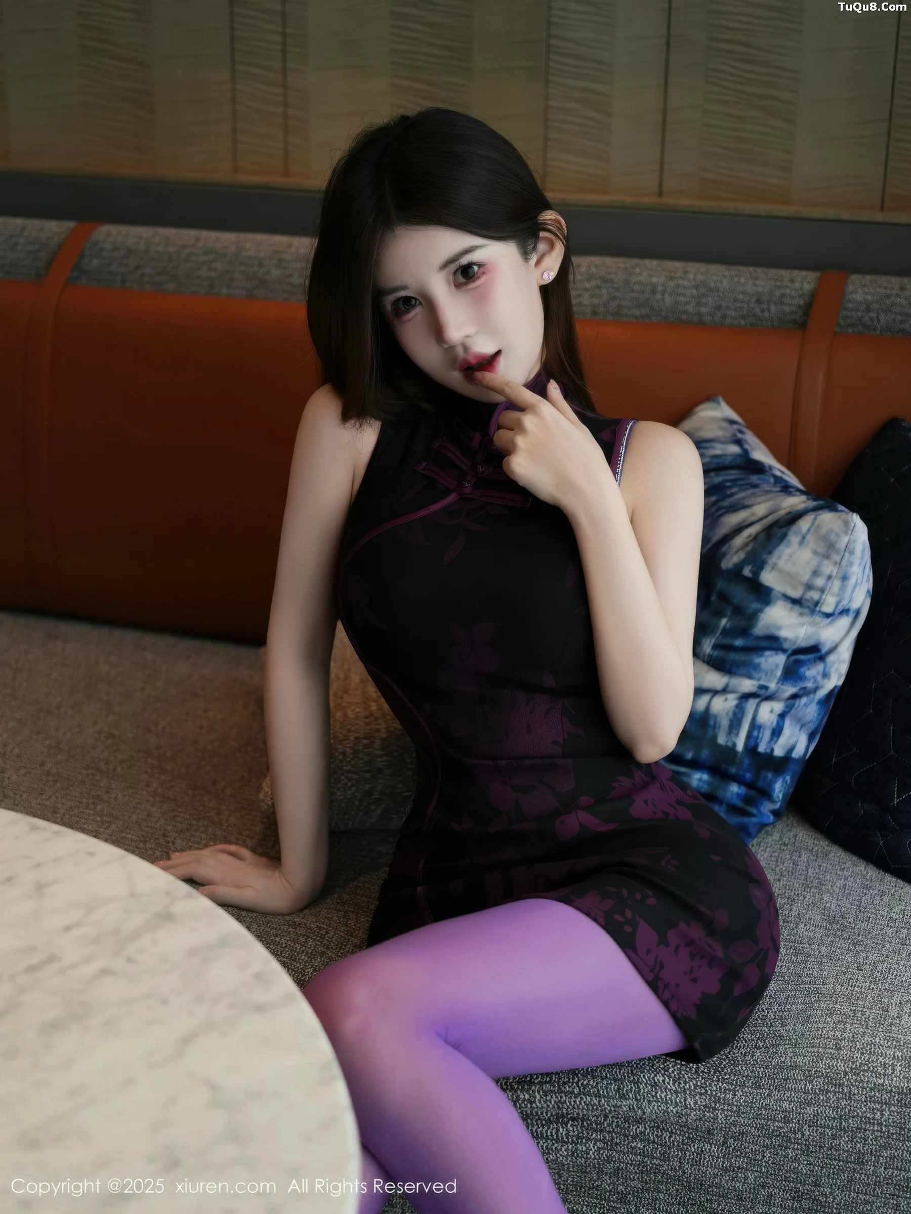 [XiuRen]高清写真图 2025.11.11 No.10971 苏甜橙子 紫色内衣