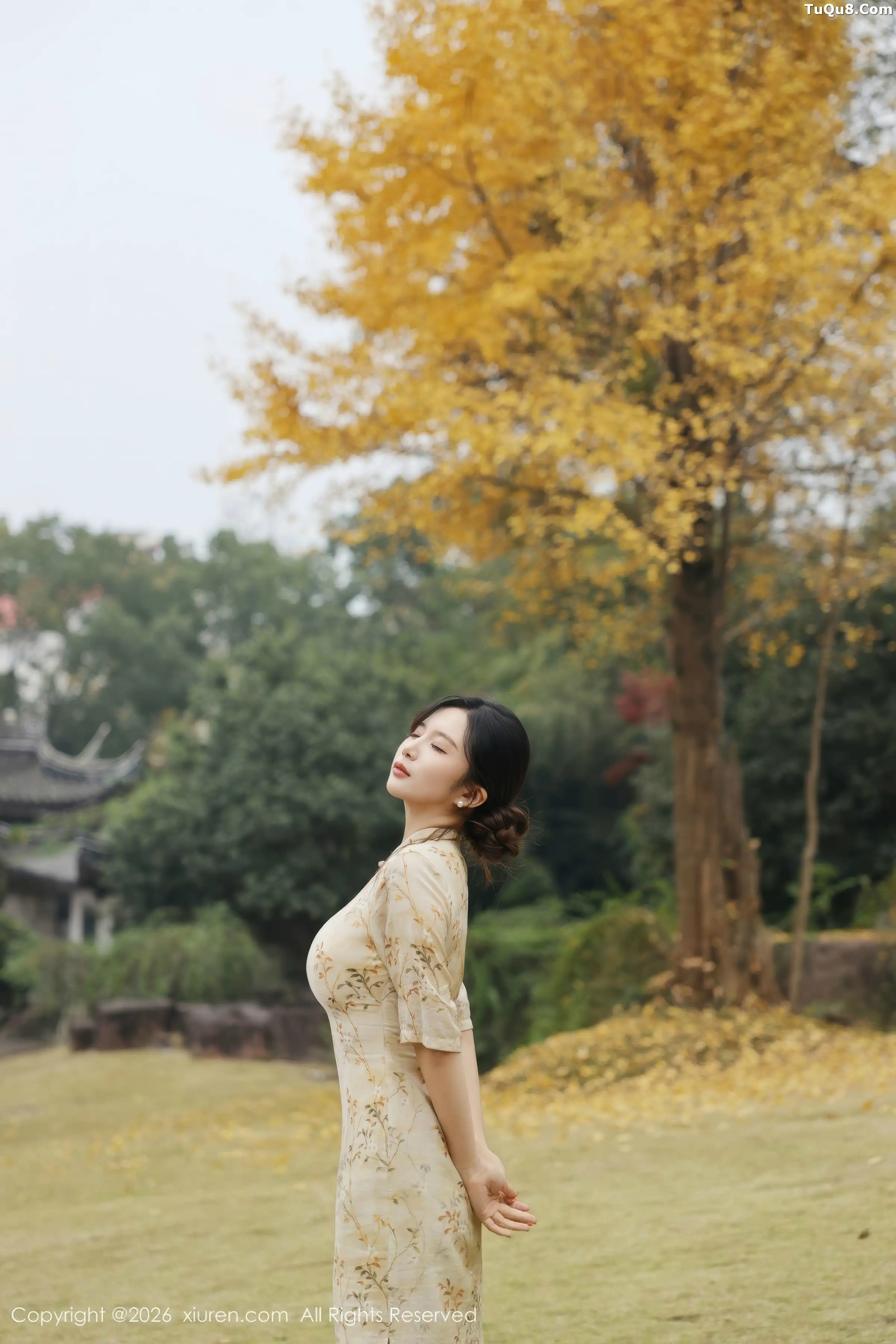 [XiuRen]高清写真图 2026.01.09 No.11214 小肉肉咪 黄色蕾丝内衣