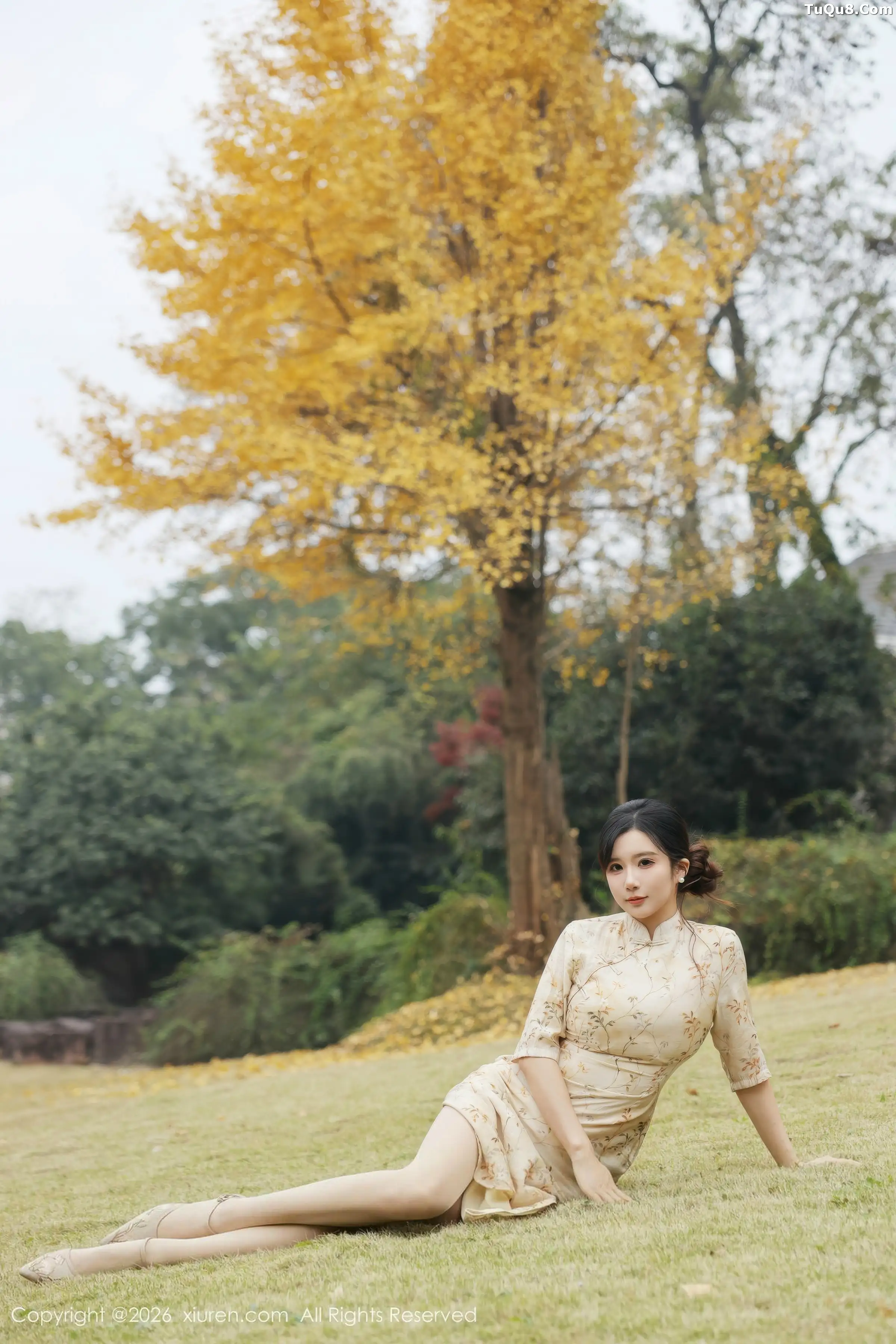 [XiuRen]高清写真图 2026.01.09 No.11214 小肉肉咪 黄色蕾丝内衣