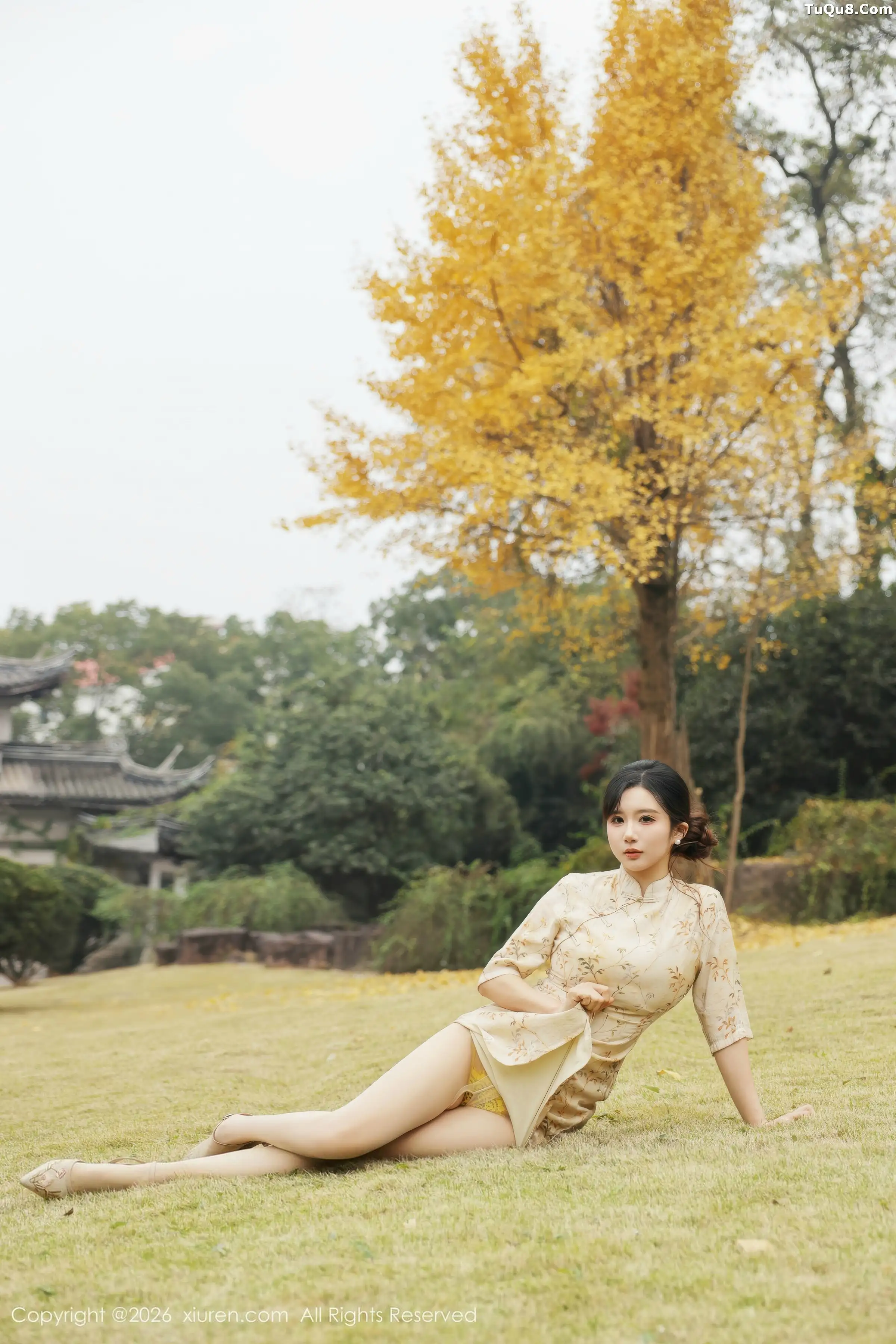 [XiuRen]高清写真图 2026.01.09 No.11214 小肉肉咪 黄色蕾丝内衣
