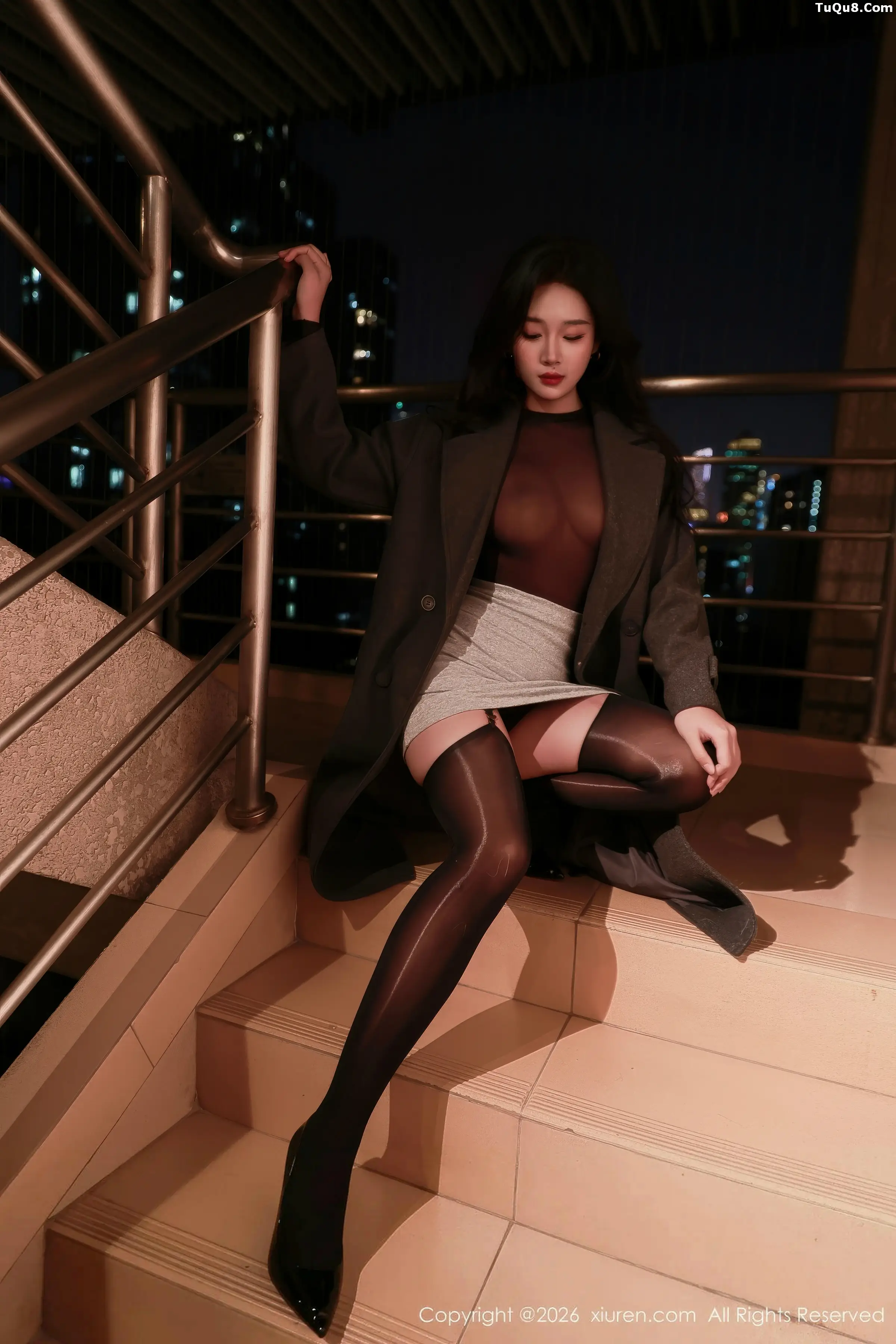 [XiuRen]高清写真图 2026.01.30 No.11296 南乔 连体黑丝