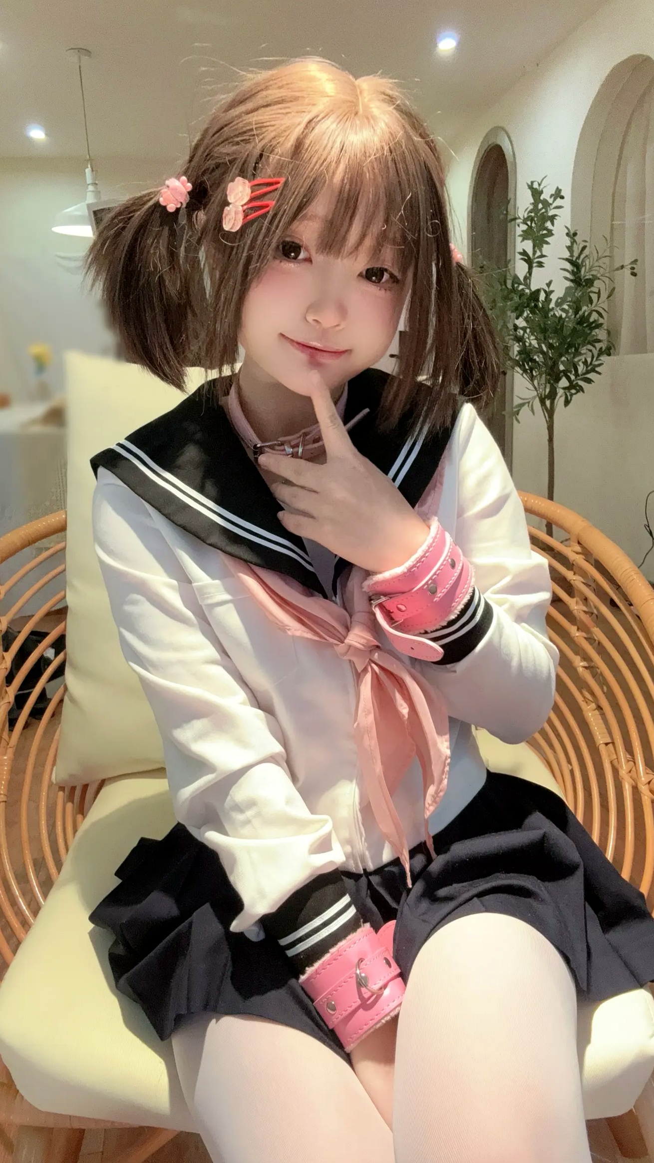 神沢永莉 - 就这样圈住我吧 萌系水手制服白丝私房写真 [65P] 