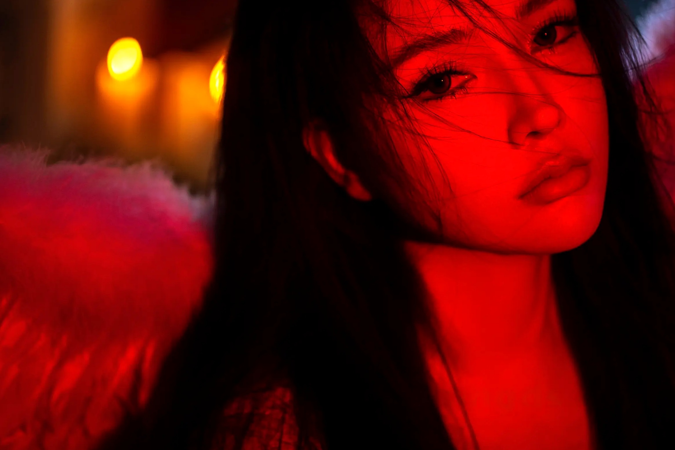 娜比 - 火辣性感冷艳女神毛绒外套热裤时尚写真 [181P]