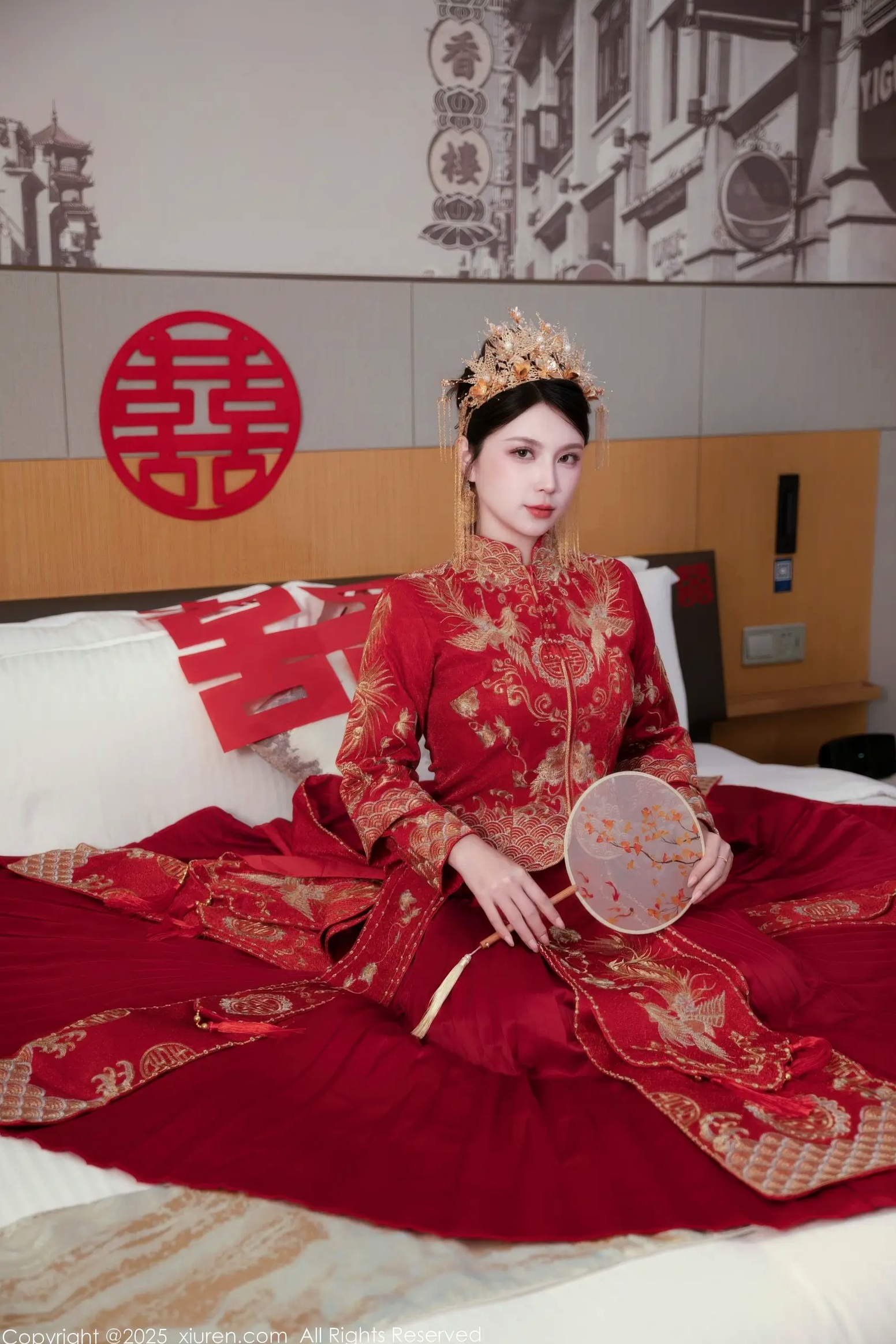 [XiuRen] 秀人 2025.10.14 No.10865 小蛮妖Yummy 新中式婚房红色嫁衣诱惑 私房性感大尺度