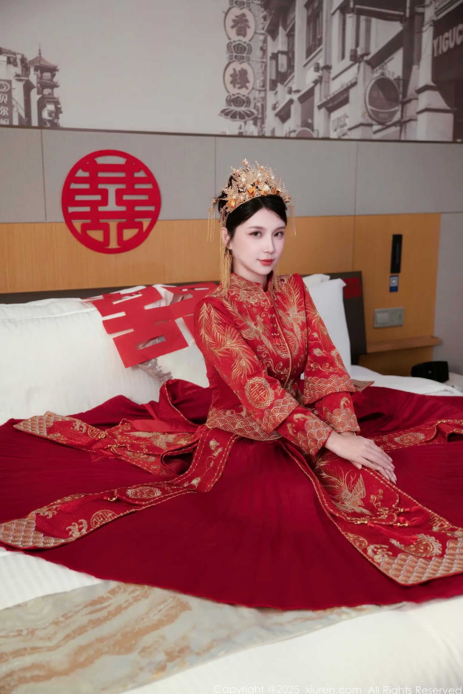 [XiuRen] 秀人 2025.10.14 No.10865 小蛮妖Yummy 新中式婚房红色嫁衣诱惑 私房性感大尺度