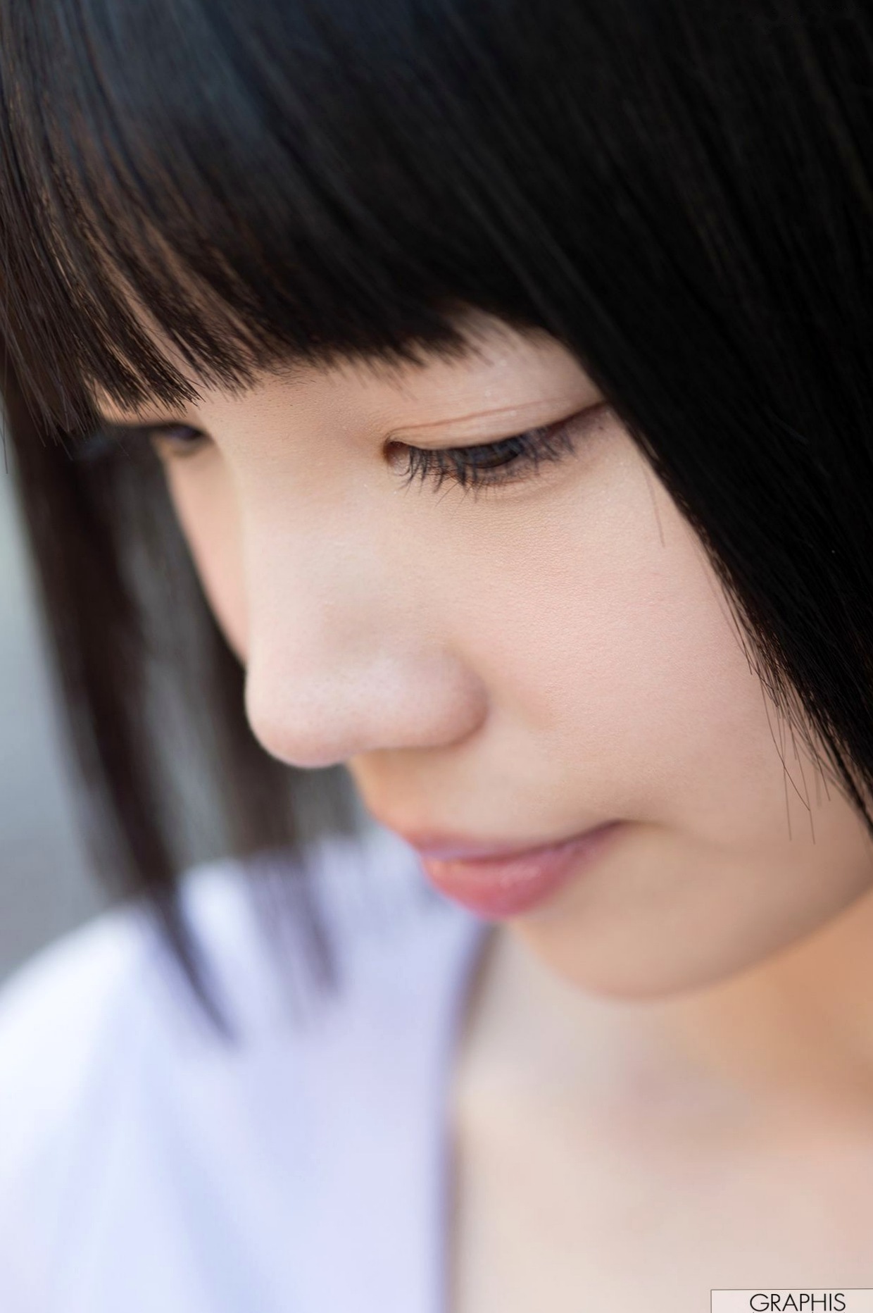 Graphis_铃木心春《Angelic Girl》唯美私房系列，性感黑丝高跟诱惑写真套图[49P]