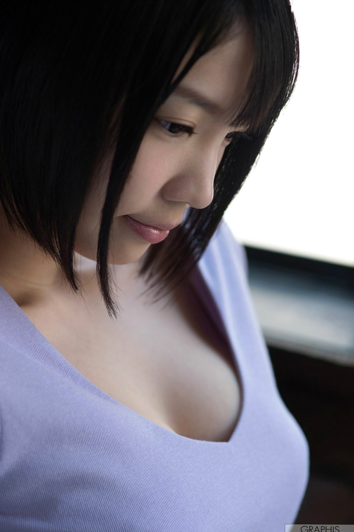 Graphis_铃木心春《Angelic Girl》唯美私房系列，性感黑丝高跟诱惑写真套图[49P]