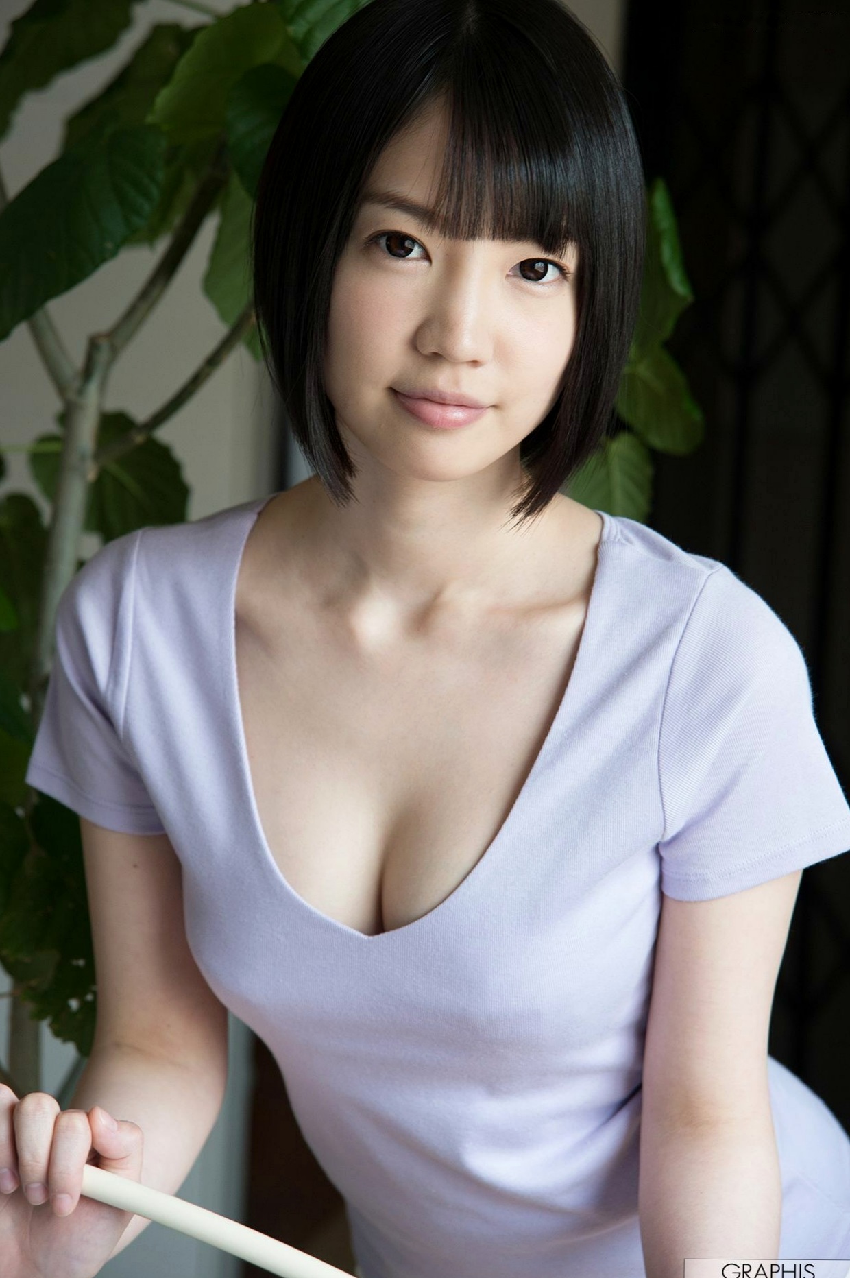 Graphis_铃木心春《Angelic Girl》唯美私房系列，性感黑丝高跟诱惑写真套图[49P]
