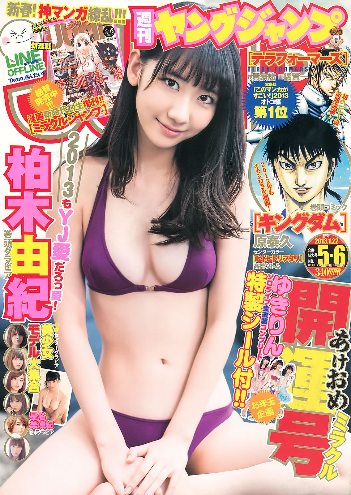 [Weekly Young Jump]高清写真图2013 No.05-06 柏木由纪  星名美津纪 筱田麻里子
