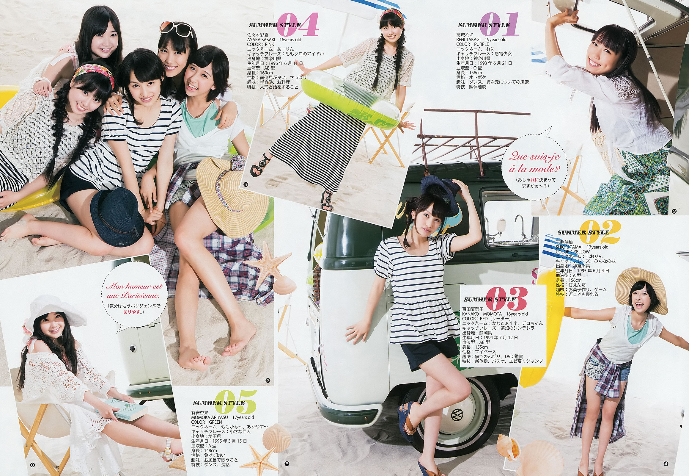 [Weekly Young Jump]高清写真图2012 No.35 36 ももいろクローバーＺ 和田絵莉 大川蓝 小林优美
