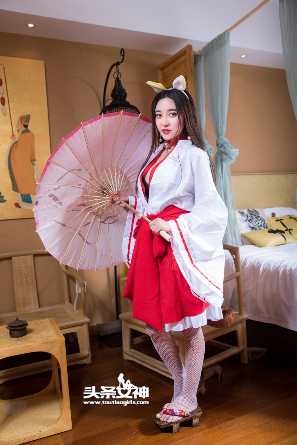 李梓熙- [TouTiao头条女神]高清写真图 2017.02.25 白鬼院凛凛蝶