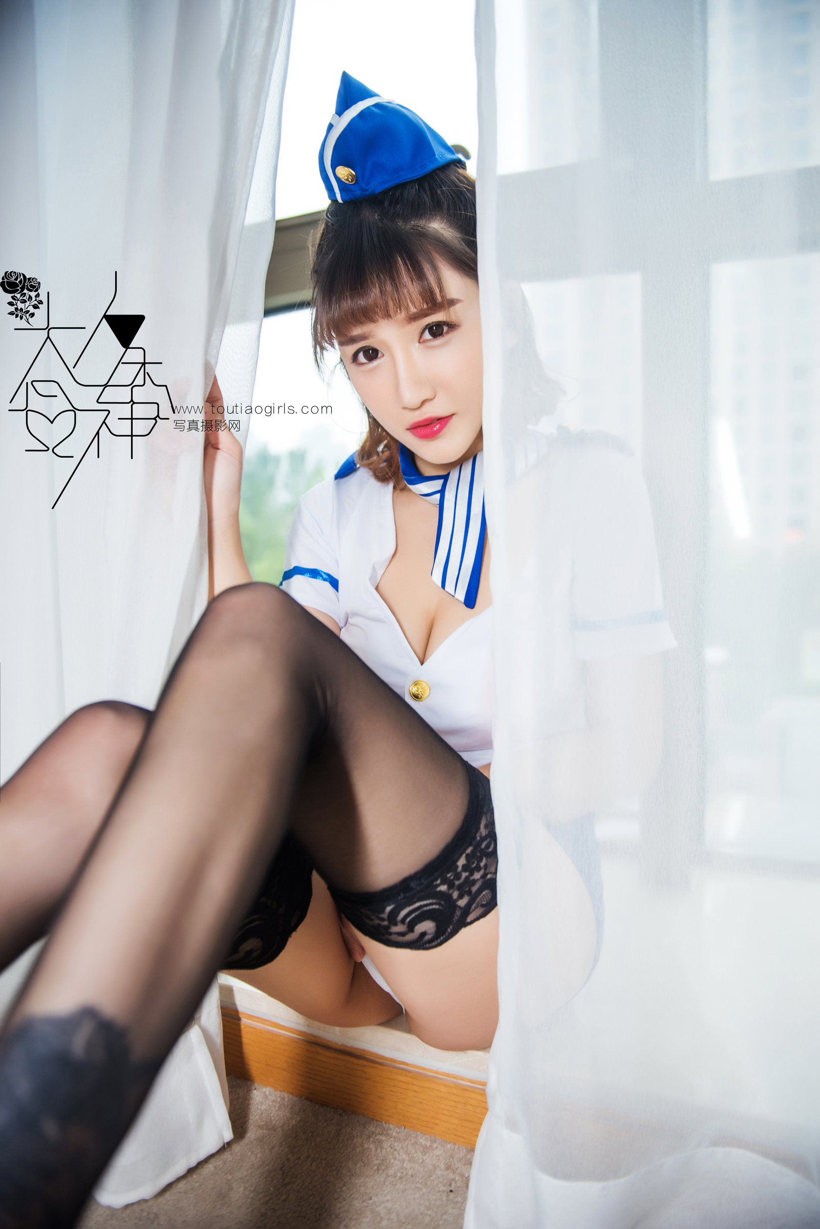 郭美美 [TouTiao头条女神]高清写真图2016-11-06 萝莉空乘