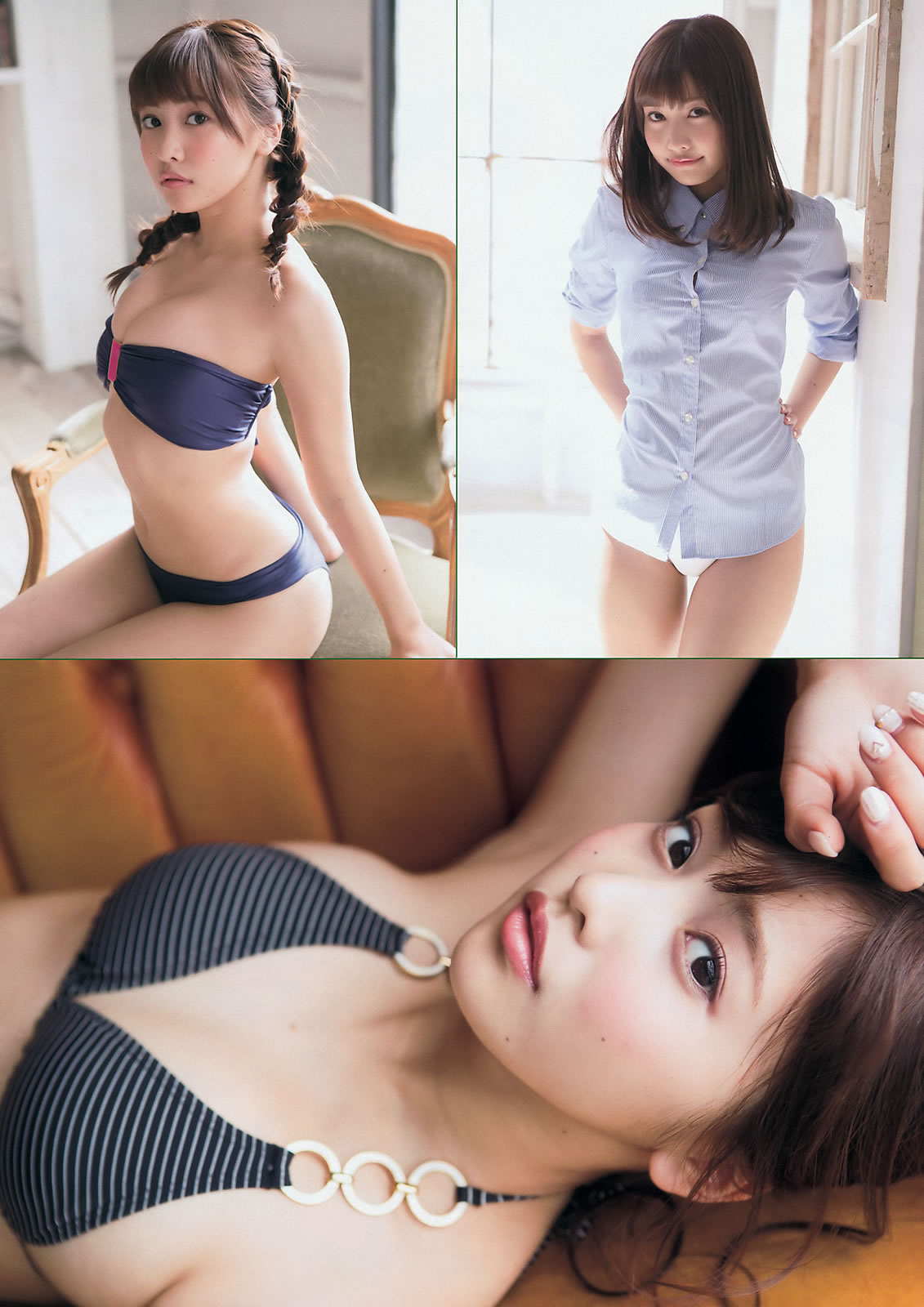 [Young Magazine]高清写真图2015 No.22-24 佐野ひなこ 朝比奈彩 岛崎遥香 横山ルリカ