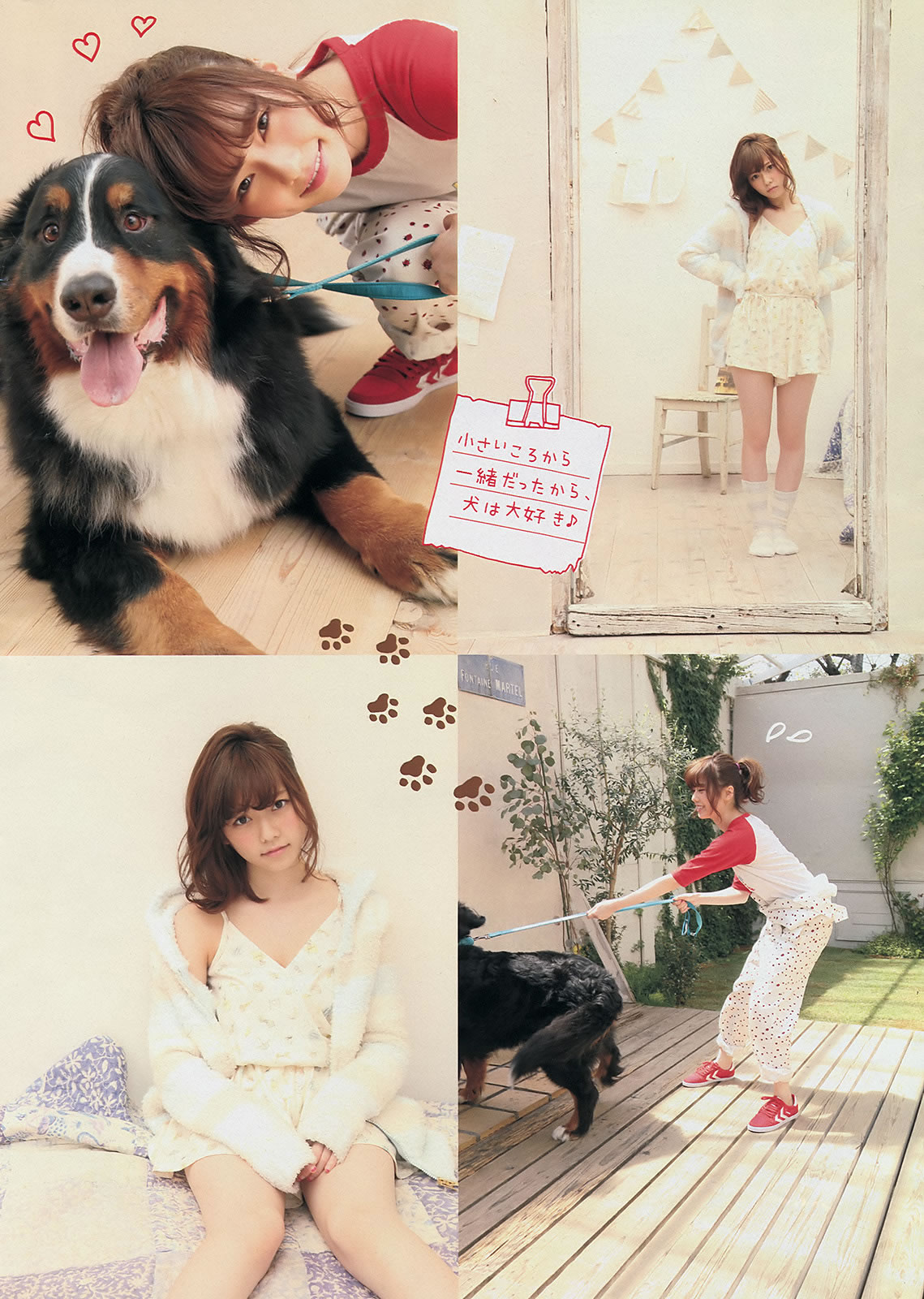 [Young Magazine]高清写真图2014 No.25 26 岛崎遥香 マギー 犬童美乃梨