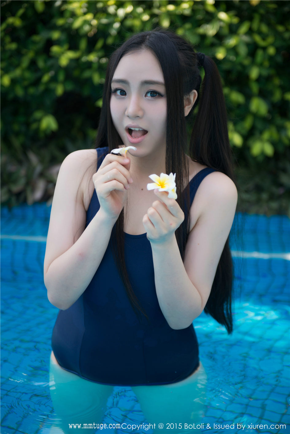 许文婷 [BoLoli波萝社]高清写真图VOL.018 泳池清凉