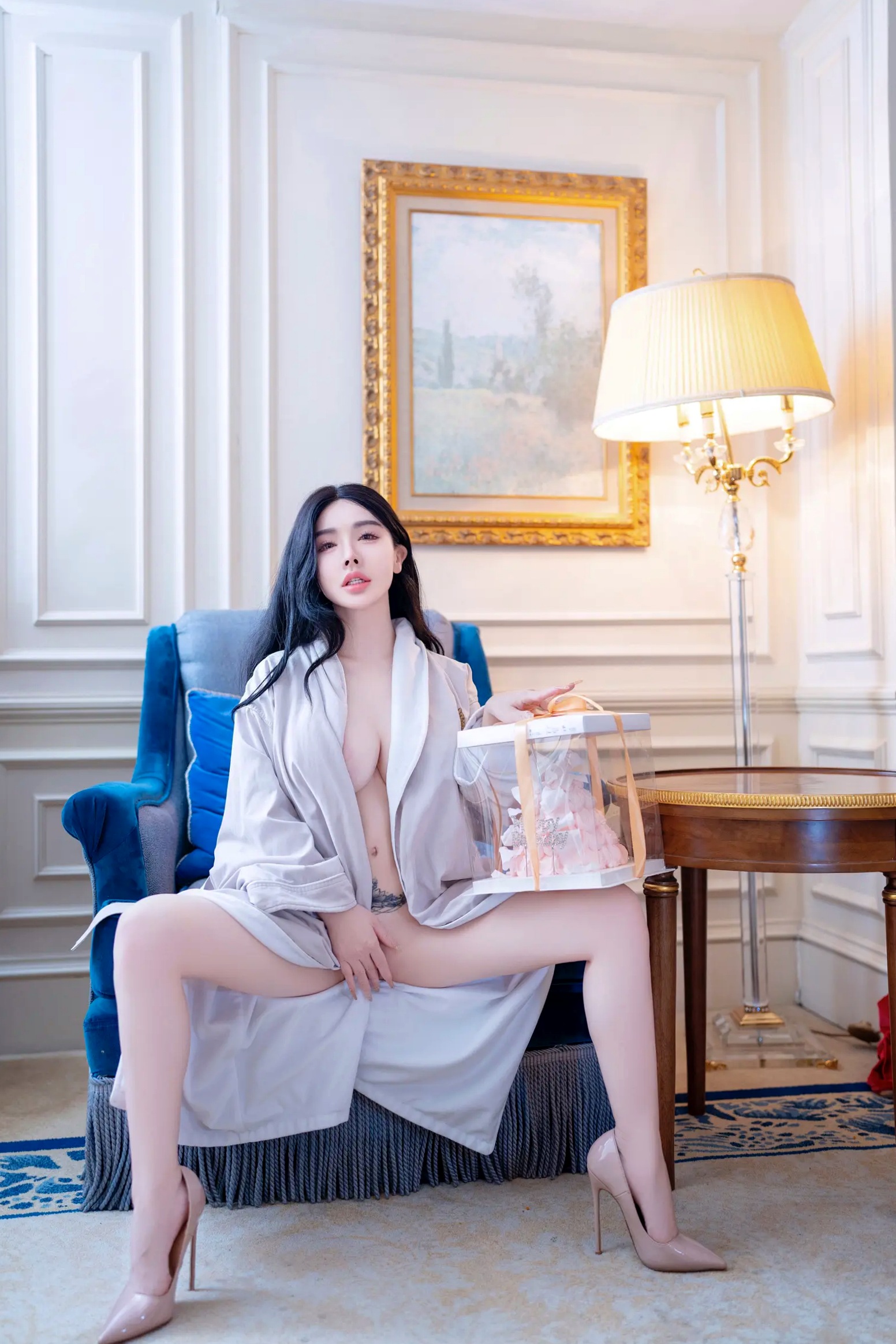 潘娇娇 - 生日派对奶油私房艺术写真 大尺度绝美诱惑女神 [91P]
