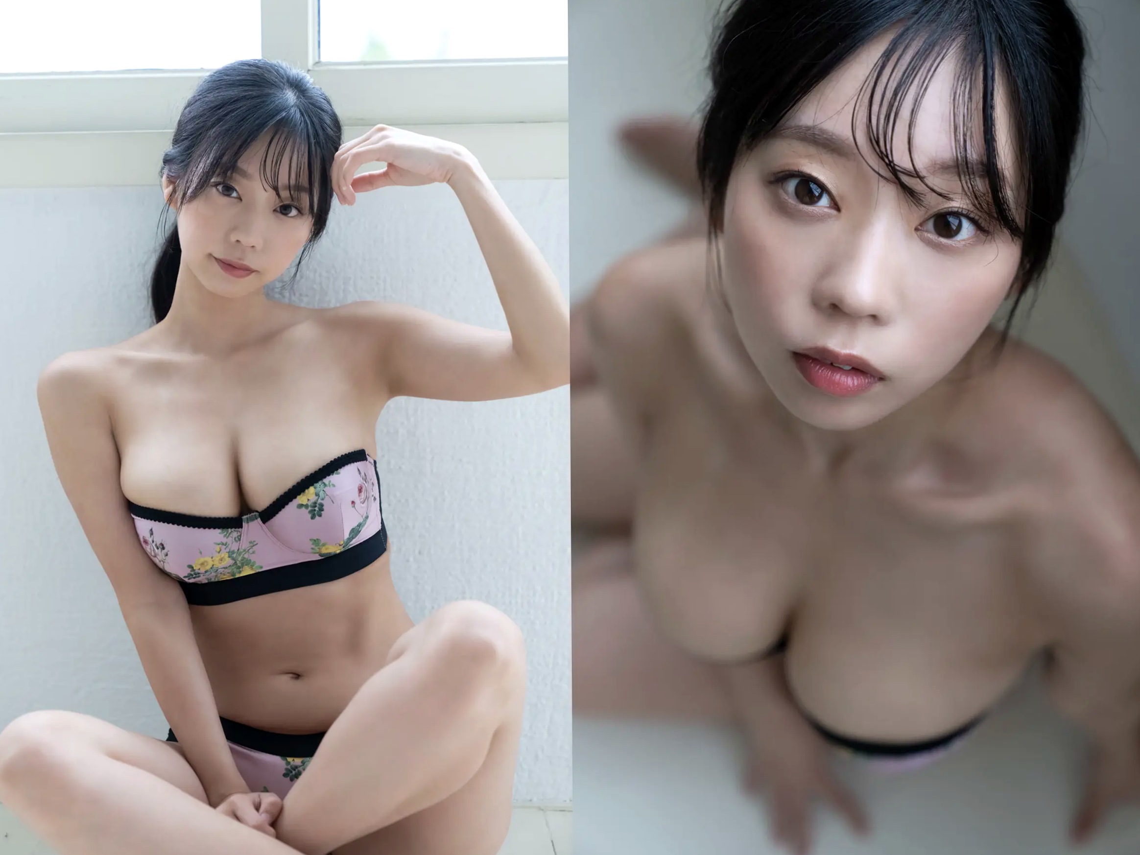 青山ひかる - まんまる 居家透视内衣写真 丰满性感尤物私房照