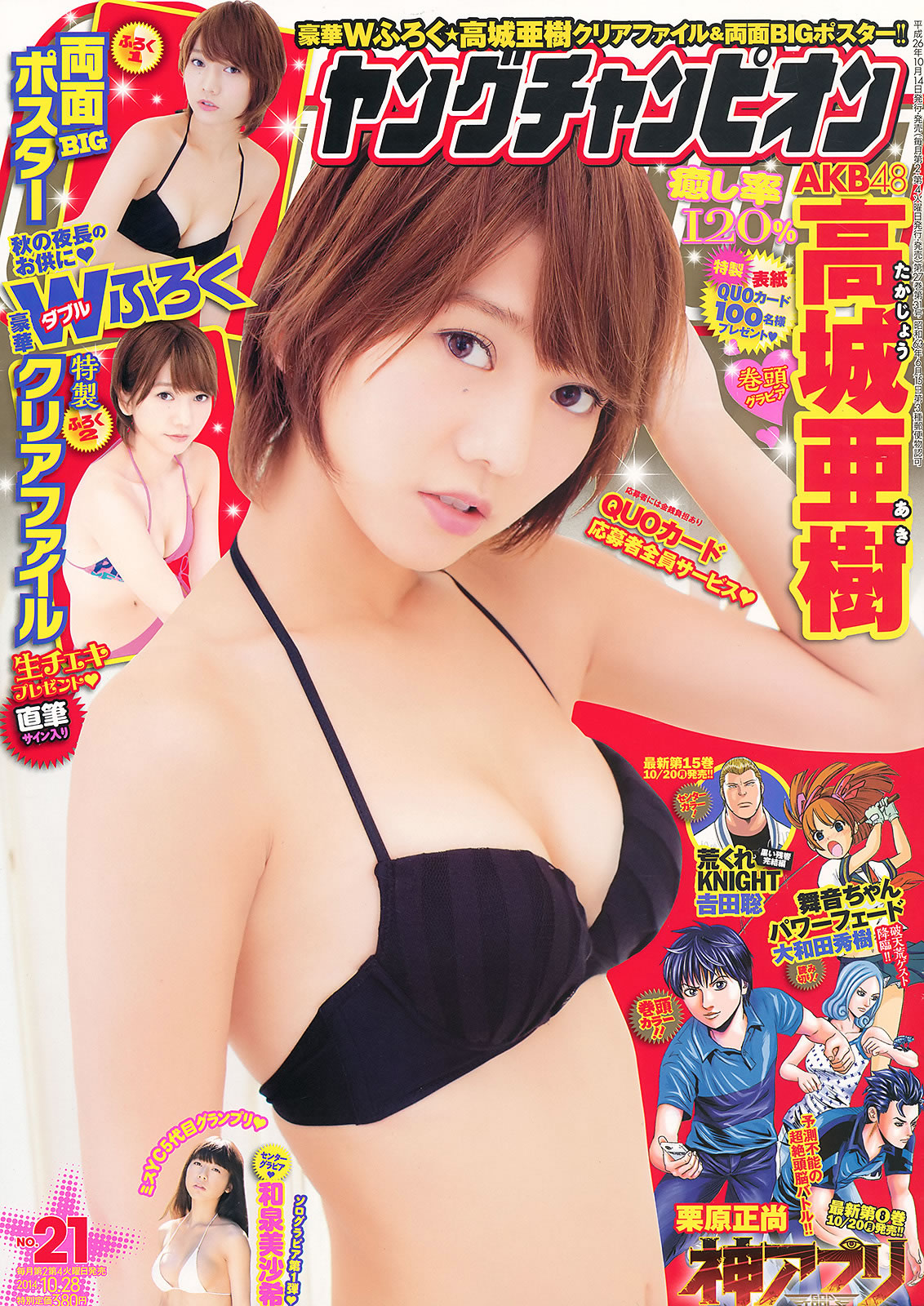 [Young Champion]高清写真图2014 No.20 21 柏木由纪 石冈真衣 高城亜树 和泉美沙希