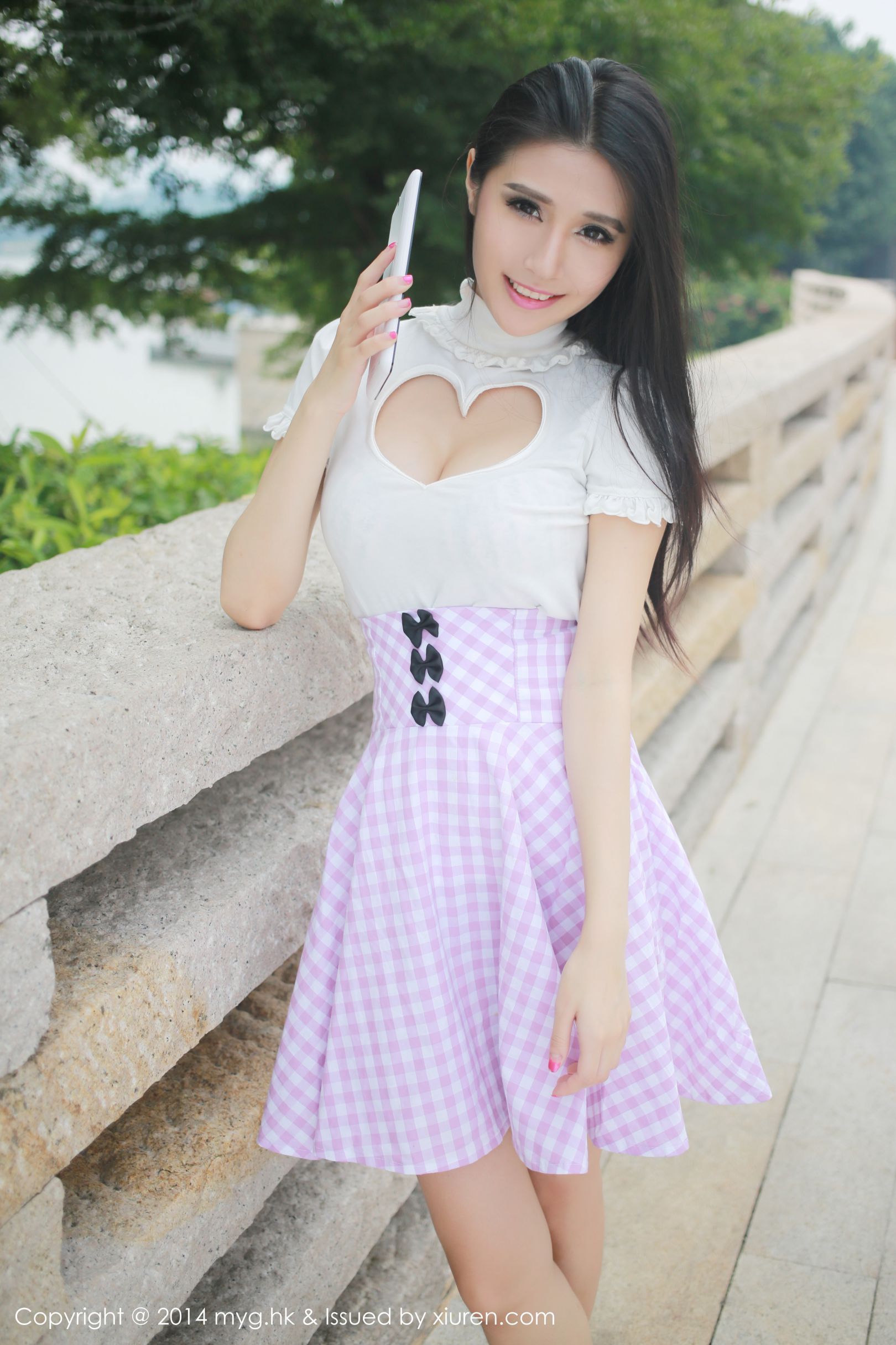 《mygirl 于雯(于大小姐) 制服写真 VOL.018》第1张,模特于雯(于大小姐),mygirl,制服主题,全套58张