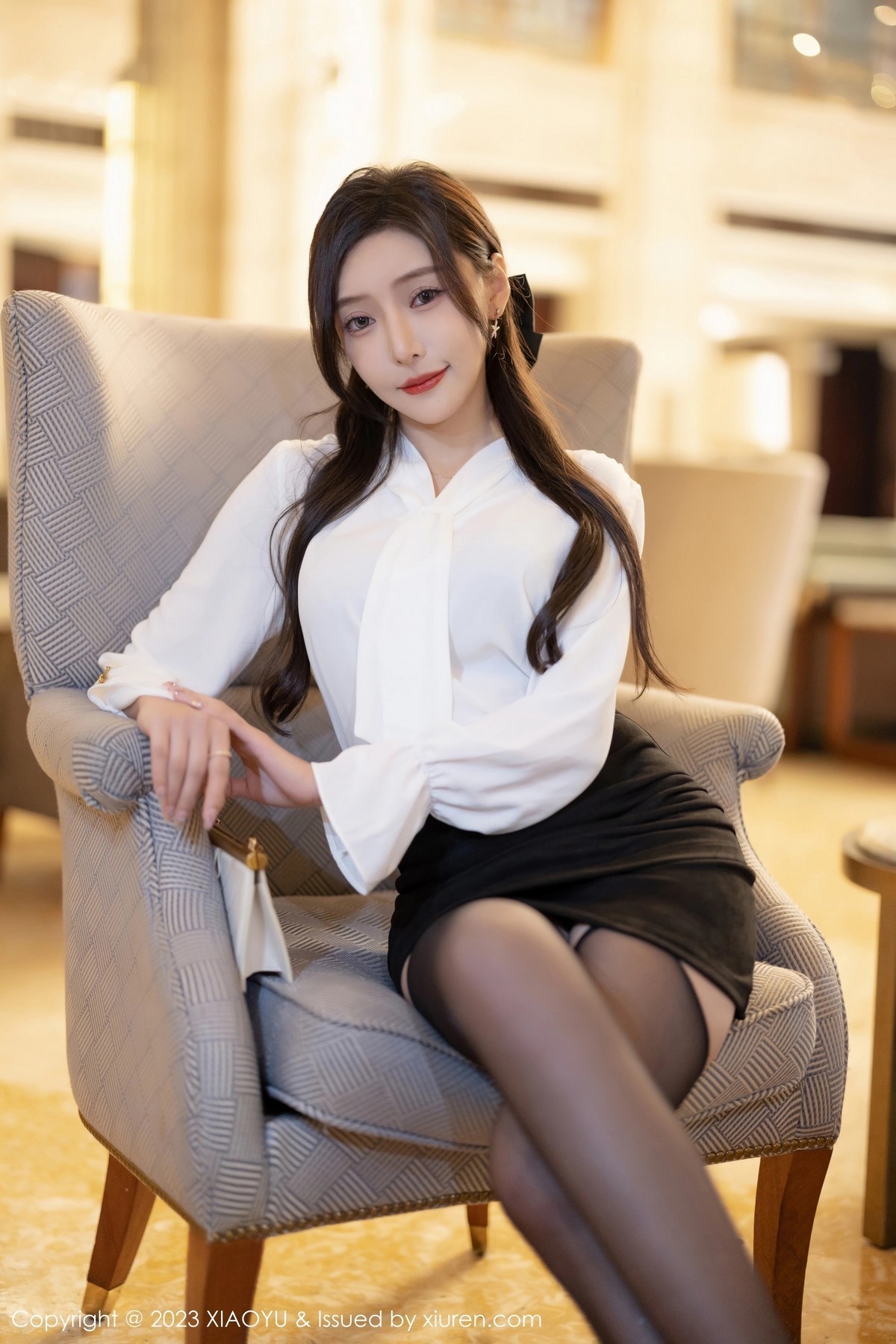 [XIAOYU]高清写真图 2023.05.23 VOL.1033 王馨瑶yanni 短裙黑丝