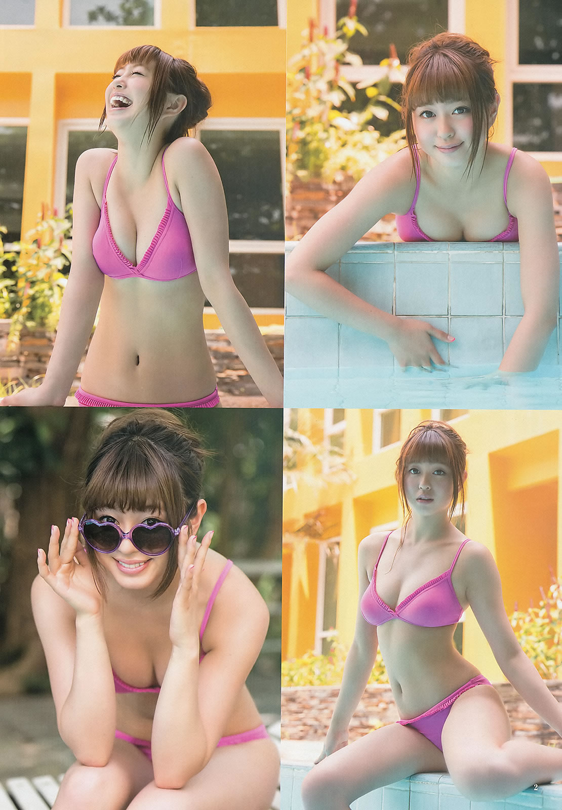 [Weekly Young Jump]高清写真图2013 No.31 32 入山杏奈 優希美青 古畑奈和 大川藍 夏菜 おはガールちゅ!ちゅ!ちゅ! [33P]高清写真图