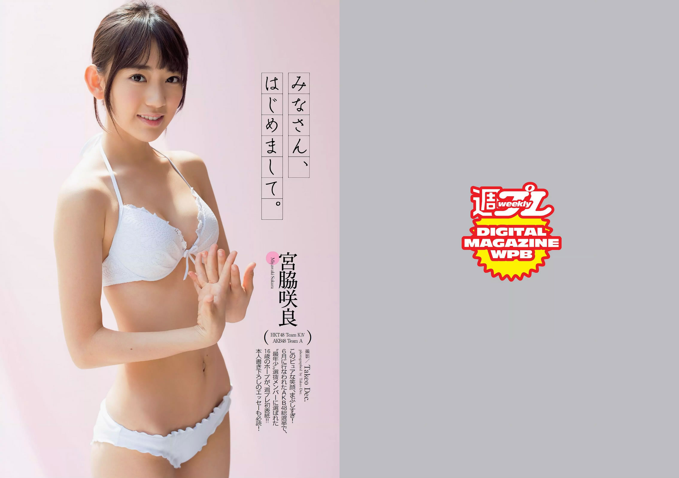 [Weekly Playboy]高清写真图2014 No.31 宫脇咲良 木﨑ゆりあ 大川蓝 星名美津纪 木口亜矢 冈田サリオ 夏江紘実 川上ゆう