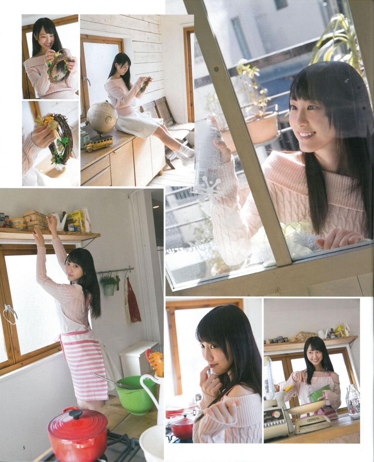 [Bomb Magazine]高清写真图2015.01 松井玲奈 須田亜香里 柴田阿弥 古畑奈和 北川綾巴 宮前杏実
