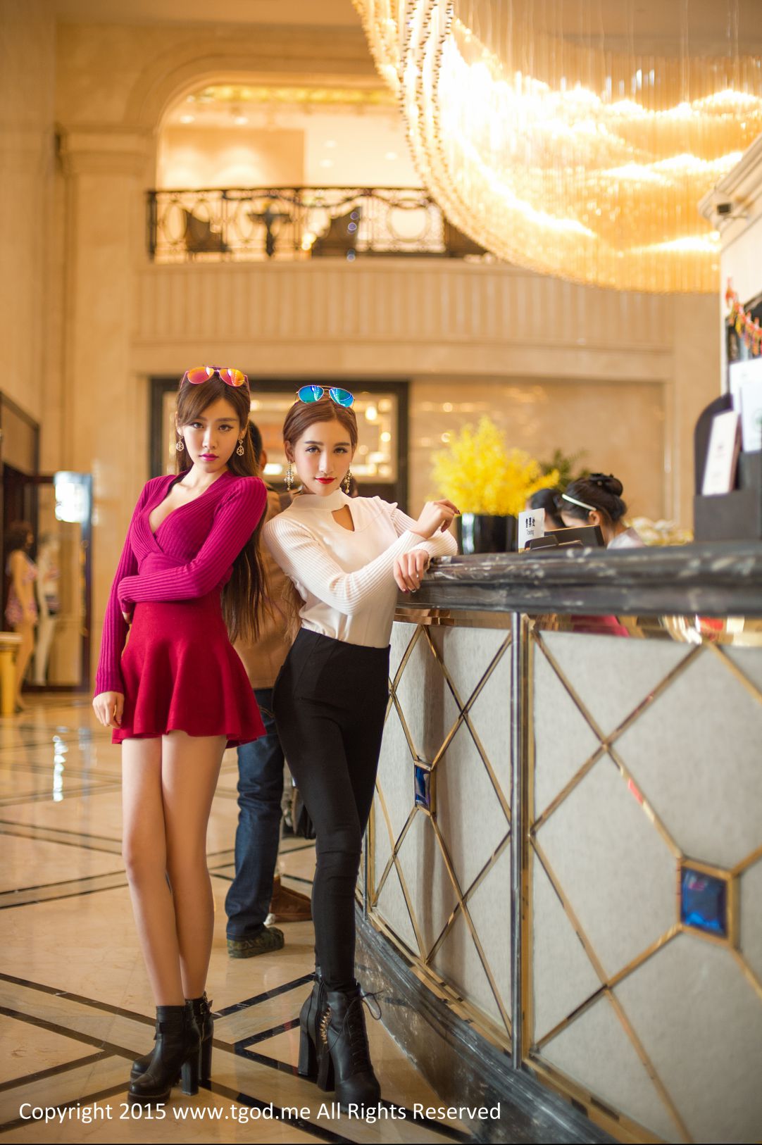 程小烦(葛娜)&Ice艾希 《女神驾到》之仙华四季温泉 [TGOD推女神]高清写真图