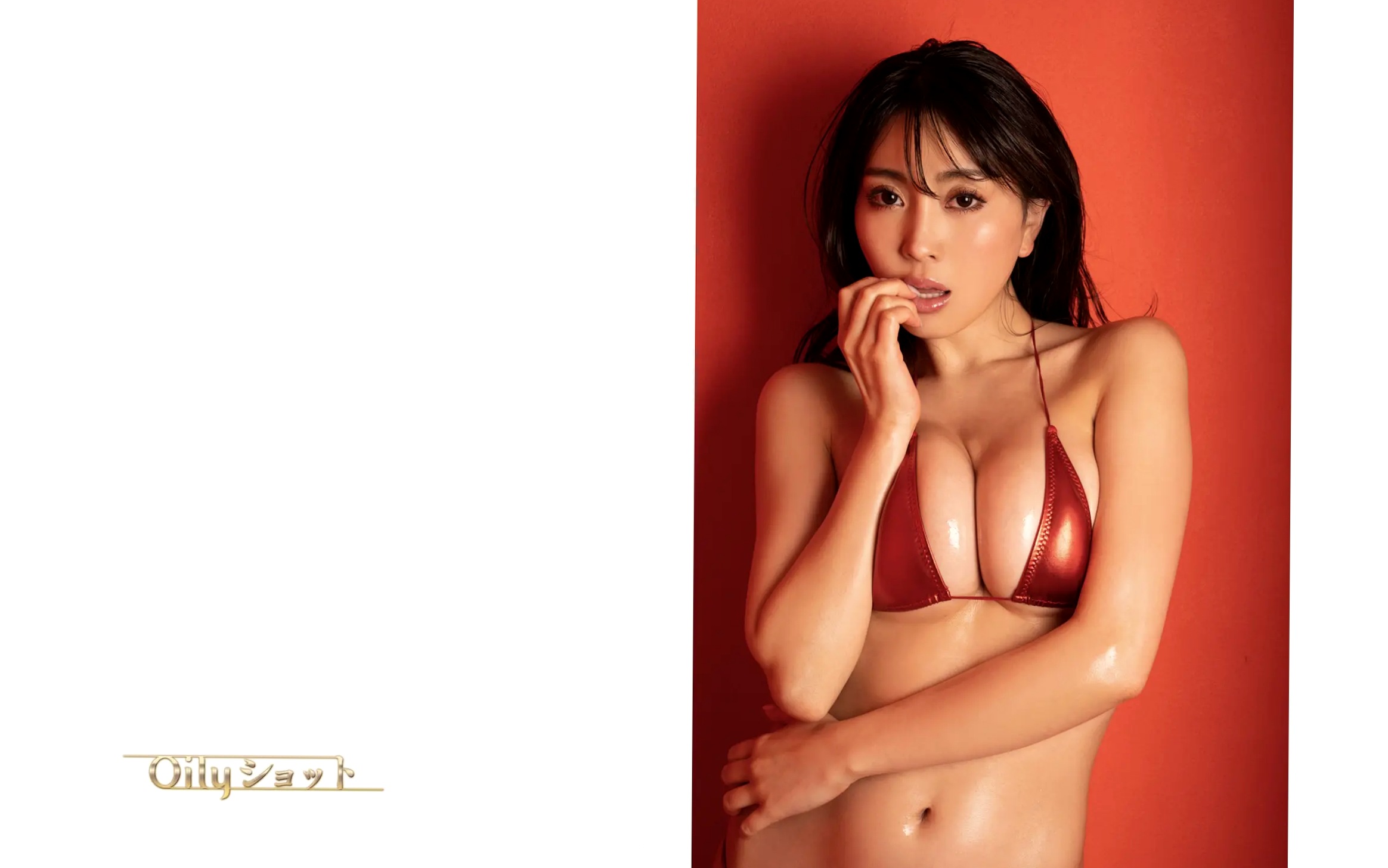 森咲智美 - 艳丽耀眼湿身油光写真 极品性感比基尼私房美图