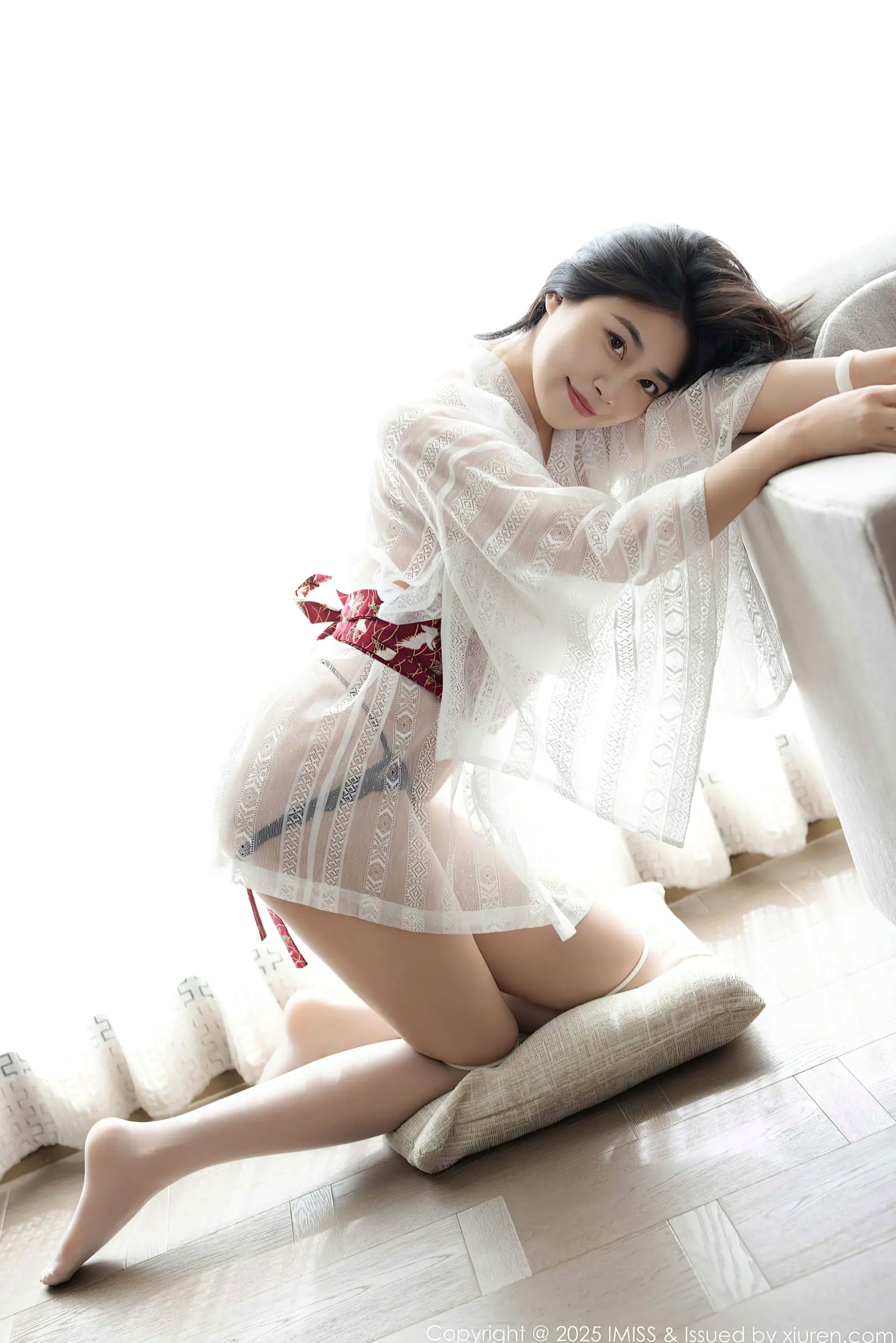 [IMiss]爱蜜社 2025.08.14 Vol.798 许诺Sabrina私房写真，日系和服诱惑蕾丝内衣丝袜特辑 [60P]