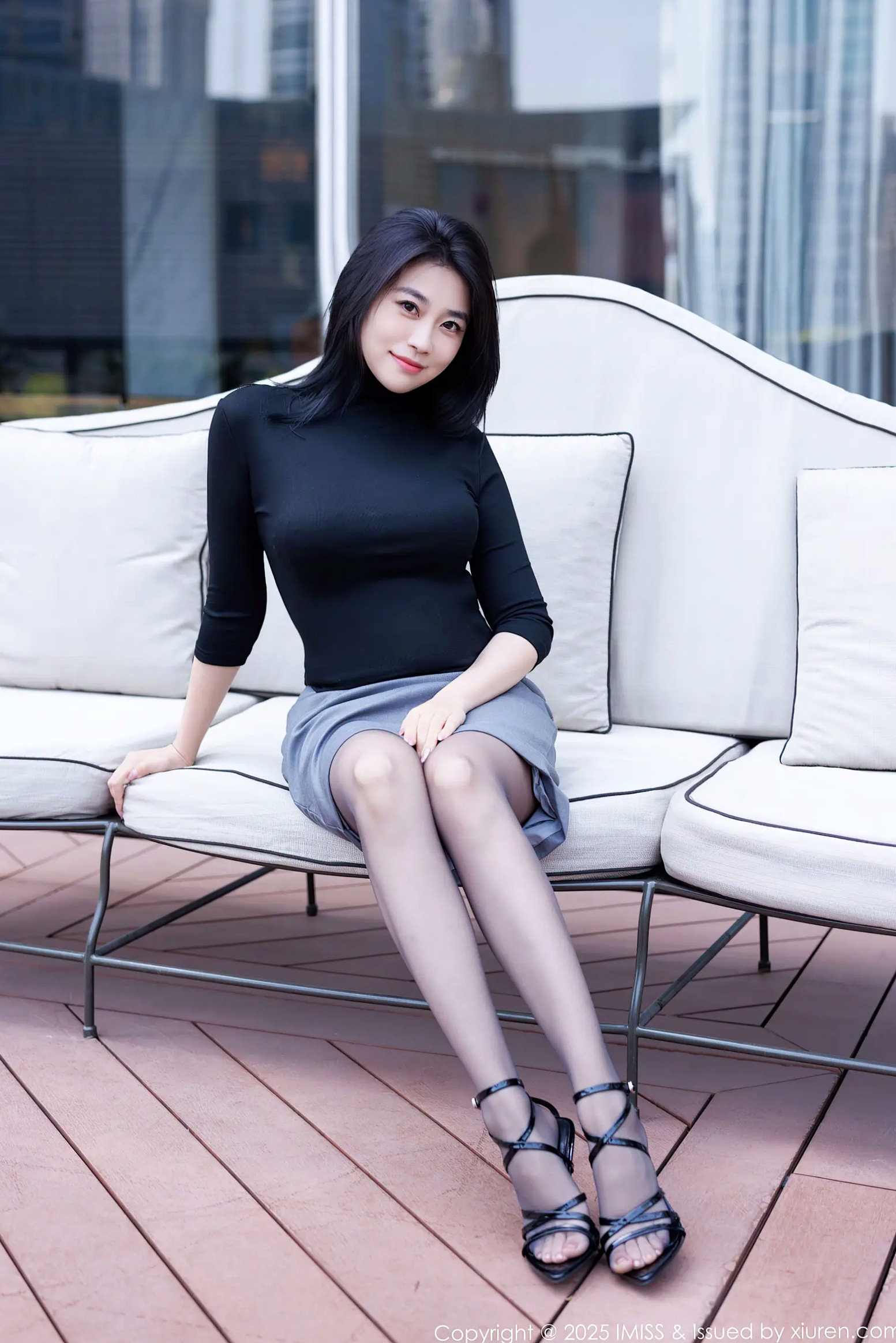 [IMiss]爱蜜社 Vol.794 许诺Sabrina 私房黑丝美腿诱惑写真 [74P]