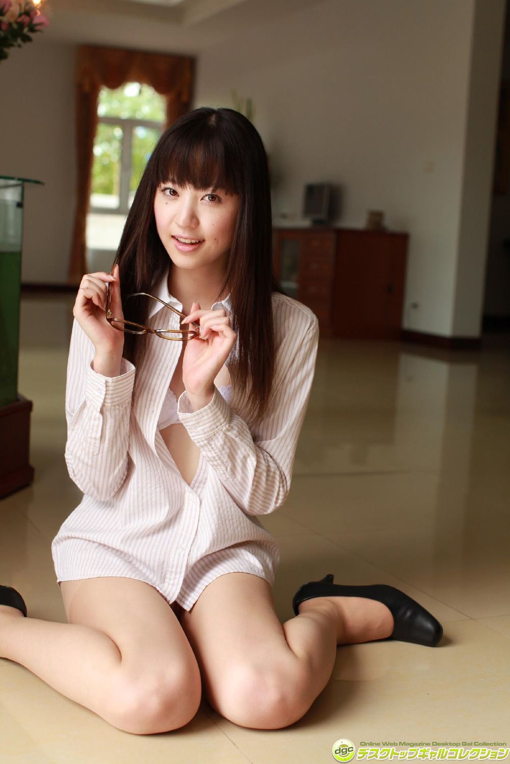 船岡咲 [DGC]高清写真图No.1326 咲がちょ～大胆ちょ～セクシーにお手伝い！
