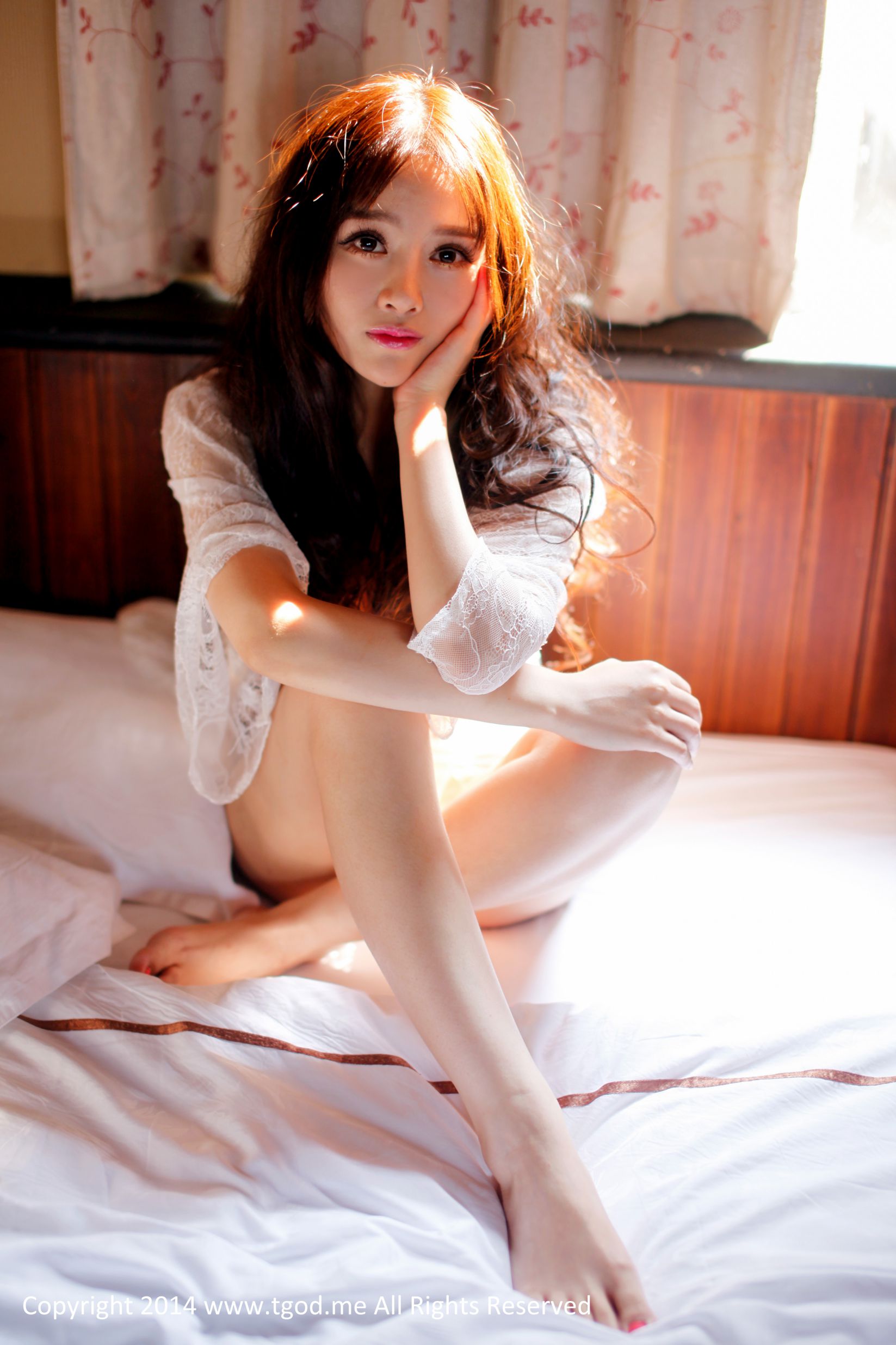 高溜MilkCat-魅惑私房写真图 蕾丝的诱惑 [TGOD推女神]高清写真图