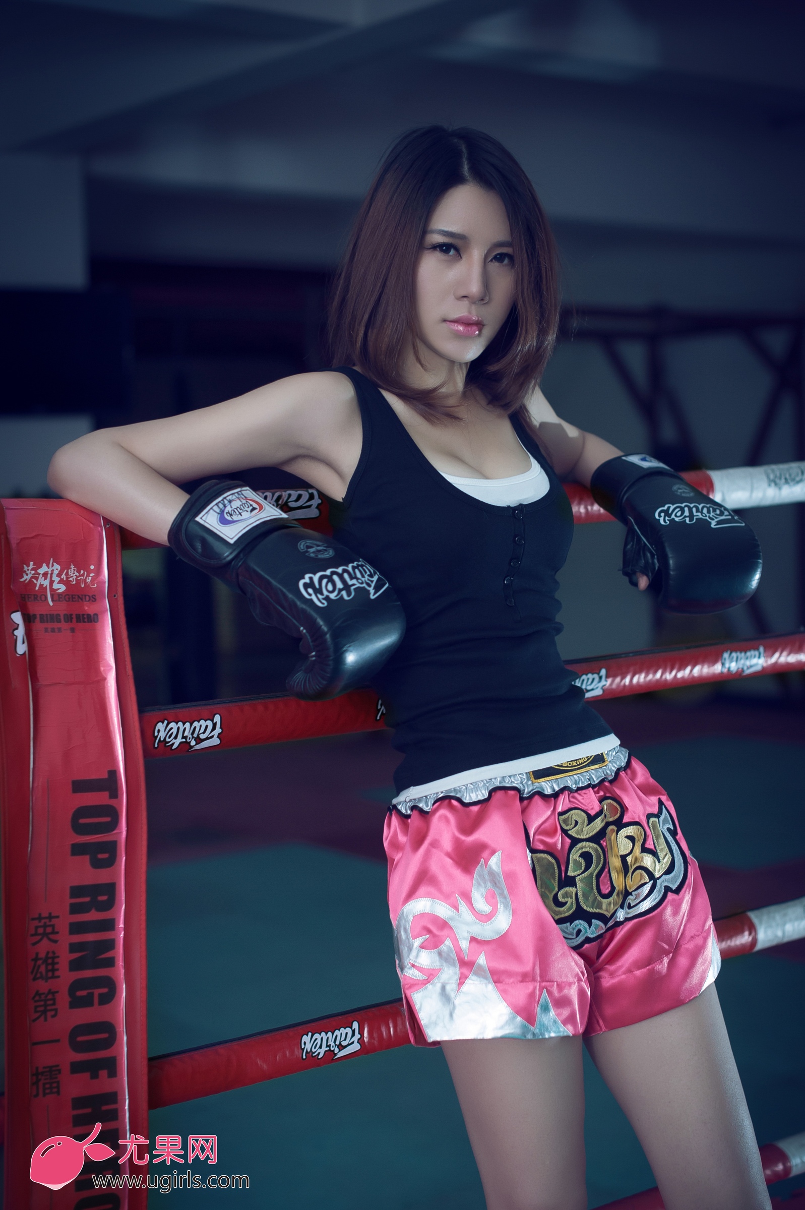 杜乔-性感女拳击手的经典暴力美学[尤果网]高清写真图Ugirls写真图No.014