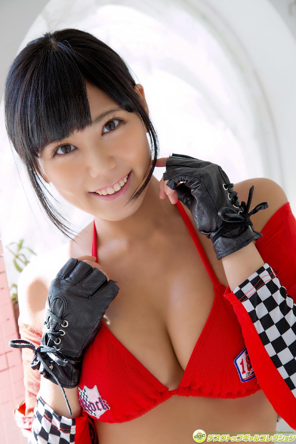 篠原冴美- [DGC]高清写真图 No.1365 爽やかな笑顔が眩しいマシュマロGカップ！
