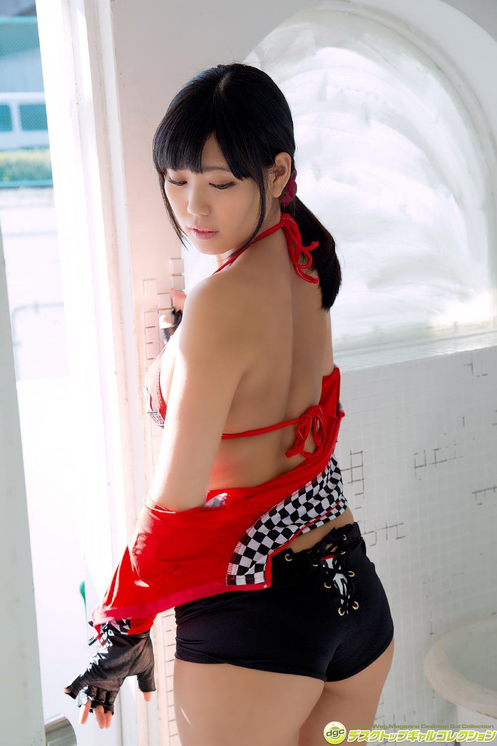 篠原冴美- [DGC]高清写真图 No.1365 爽やかな笑顔が眩しいマシュマロGカップ！