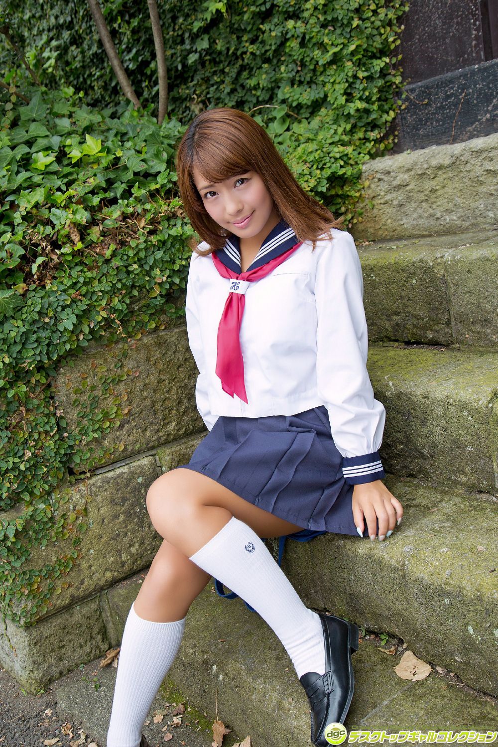 桥本梨菜 [DGC]高清写真图No.1329 色黒Gカップのムッチリボディで人気上昇中