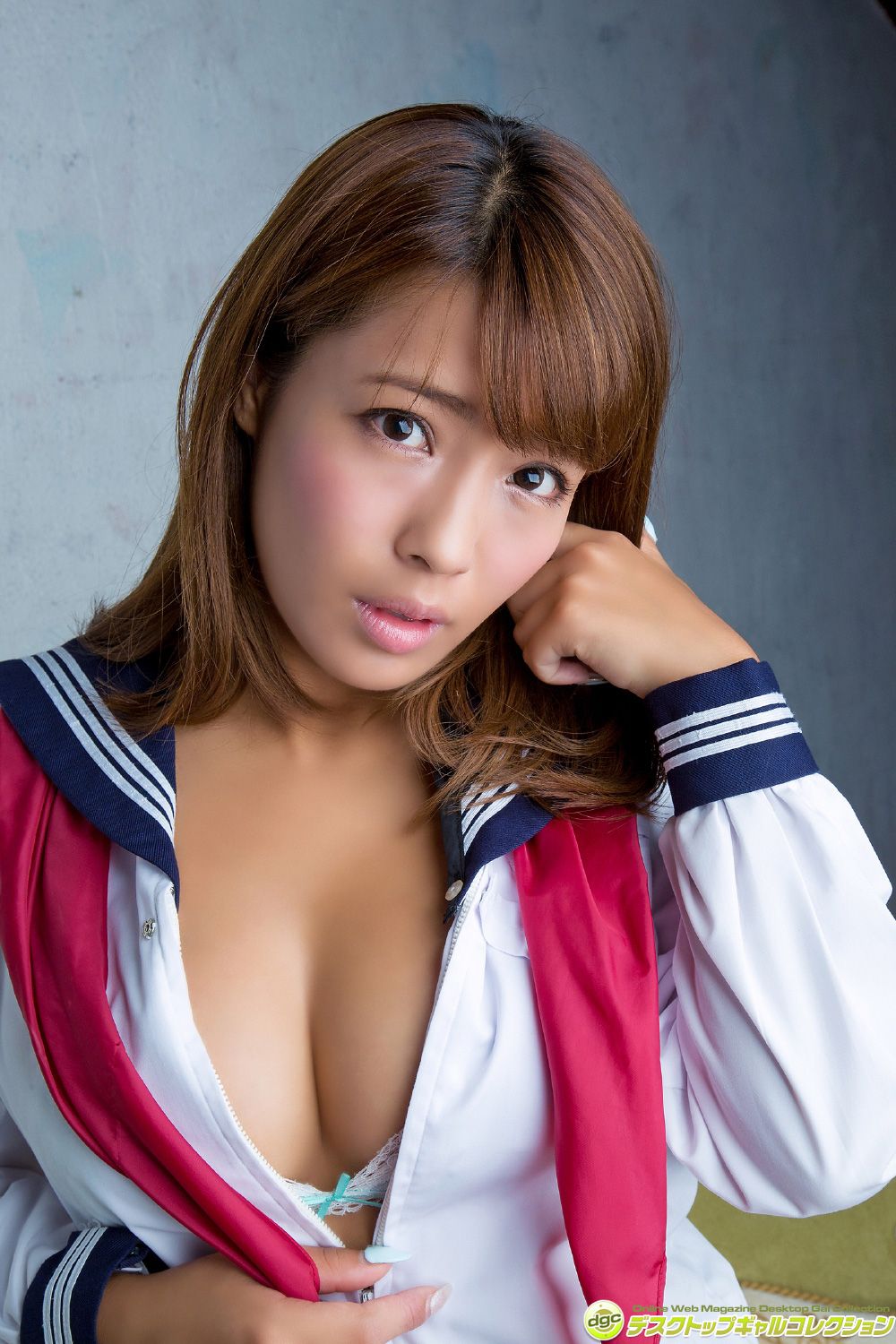 桥本梨菜 [DGC]高清写真图No.1329 色黒Gカップのムッチリボディで人気上昇中