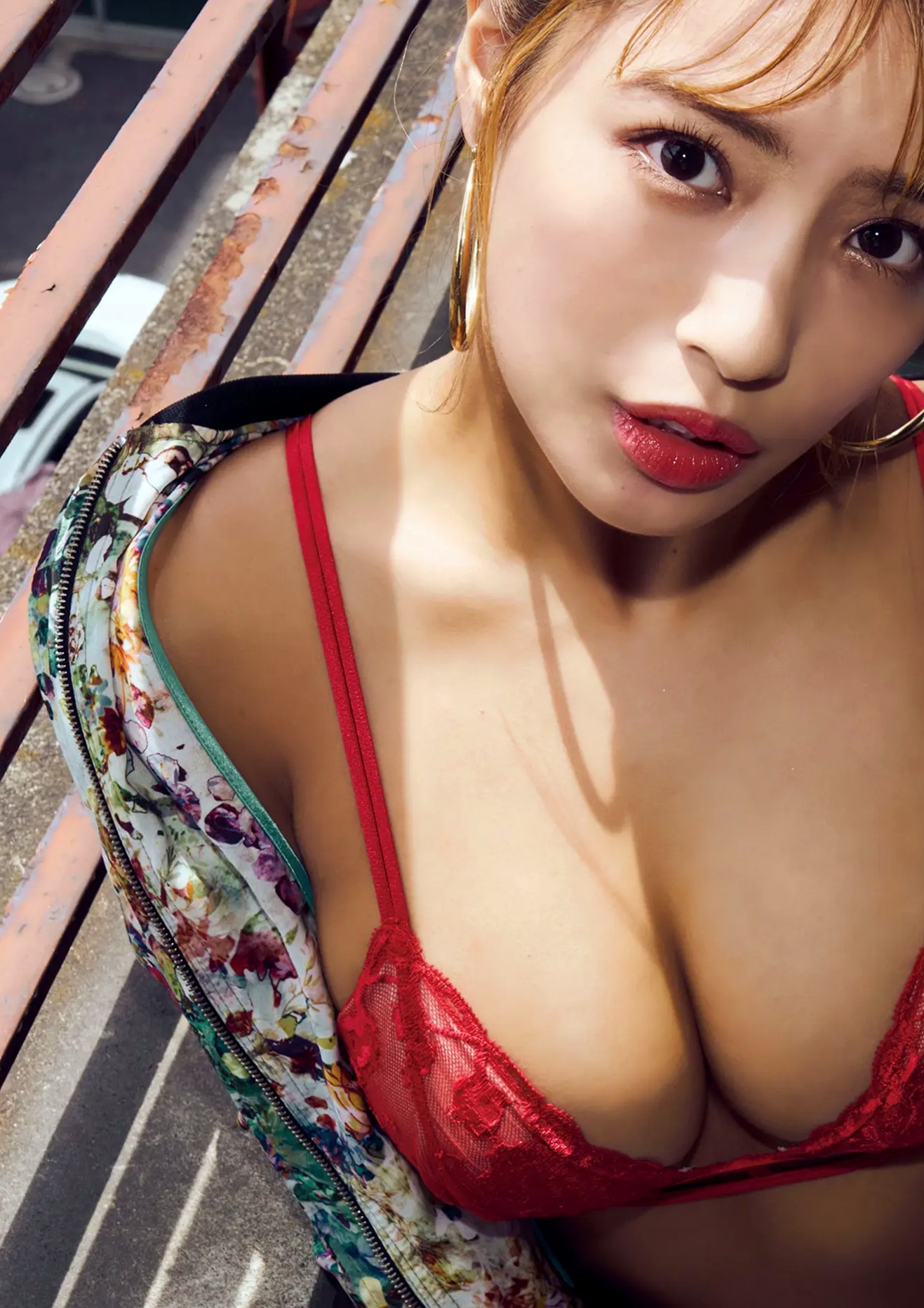 橋本梨菜 - 挑発アマゾネス [57P] 小麦色性感内衣大尺度野性写真