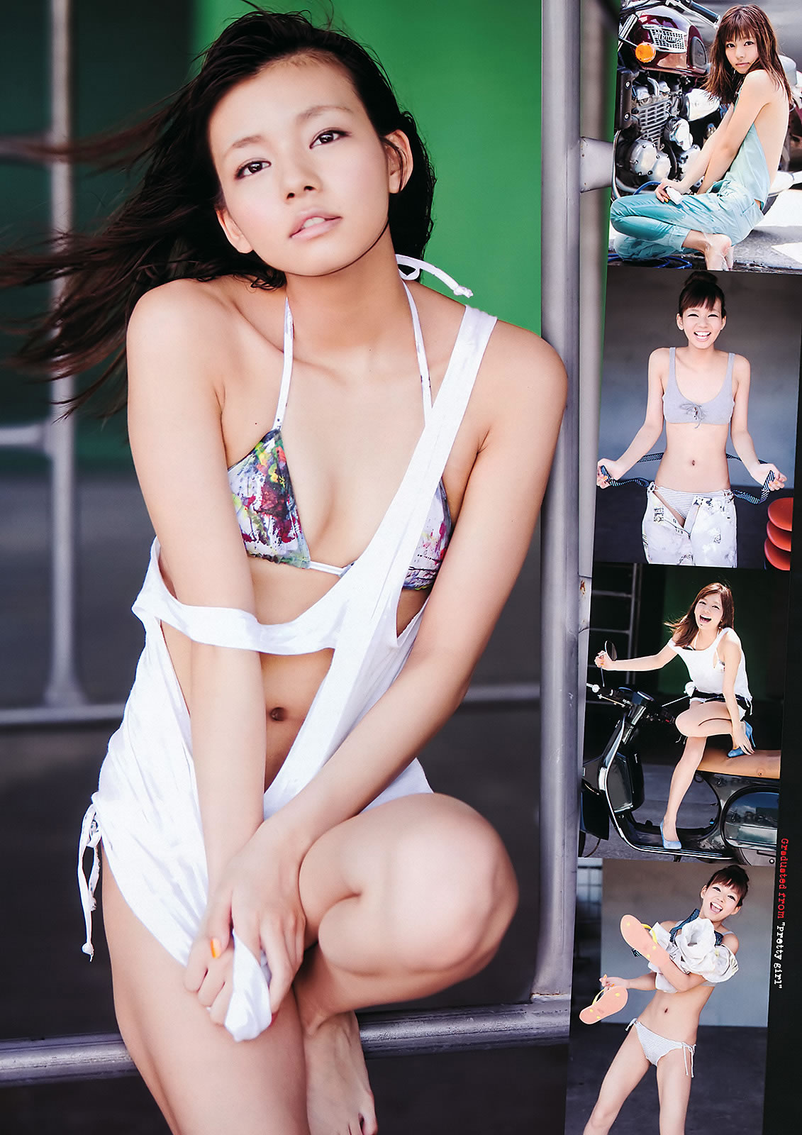 [Weekly Playboy]高清写真图2011 No.34-35 AKB48 にわみきほ 足立梨花 吉木りさ 小仓奈々