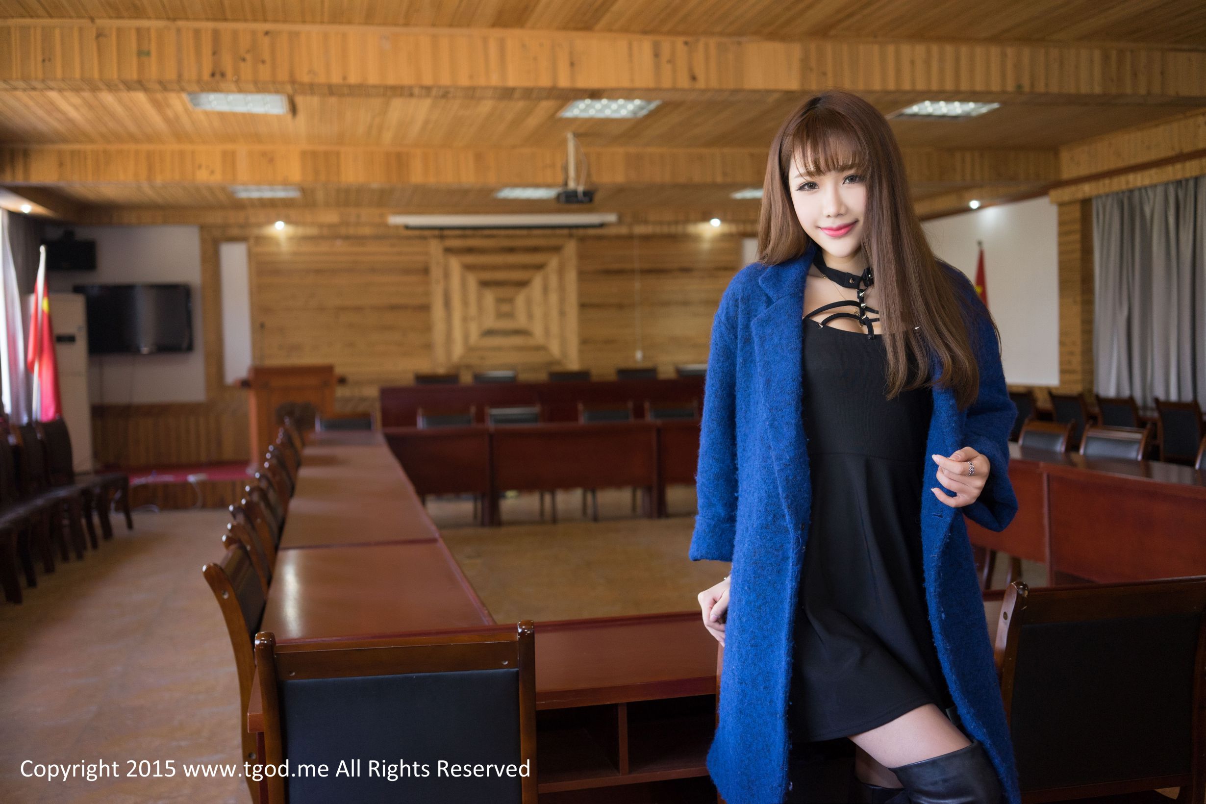 于姬Una&朱若慕Akiki 《女神驾到》之遂昌汤沐园[TGOD推女神]高清写真图