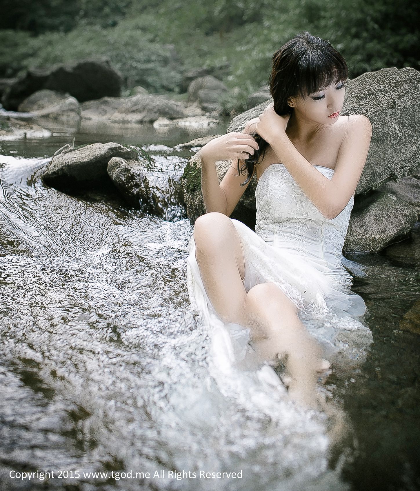 徐畅-幽谷中的美人鱼 [TGOD推女神]高清写真图