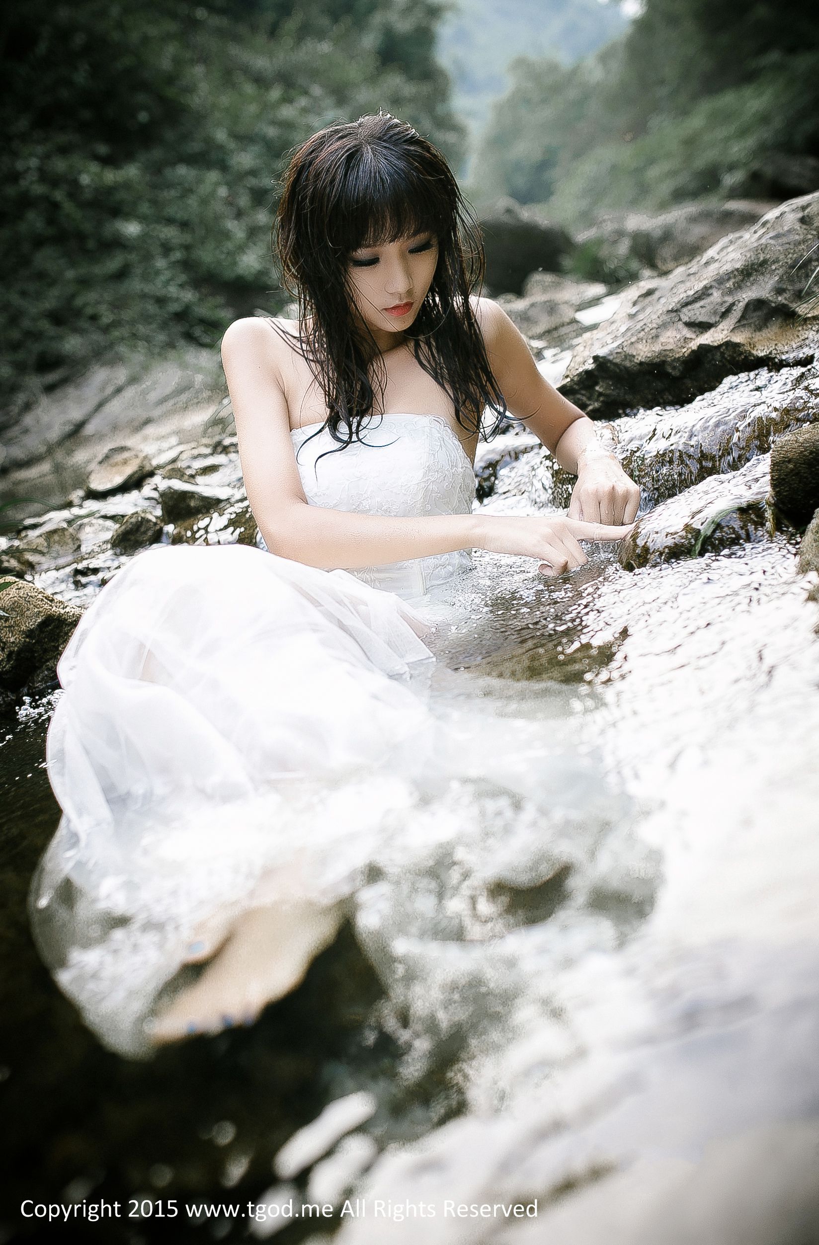 徐畅-幽谷中的美人鱼 [TGOD推女神]高清写真图
