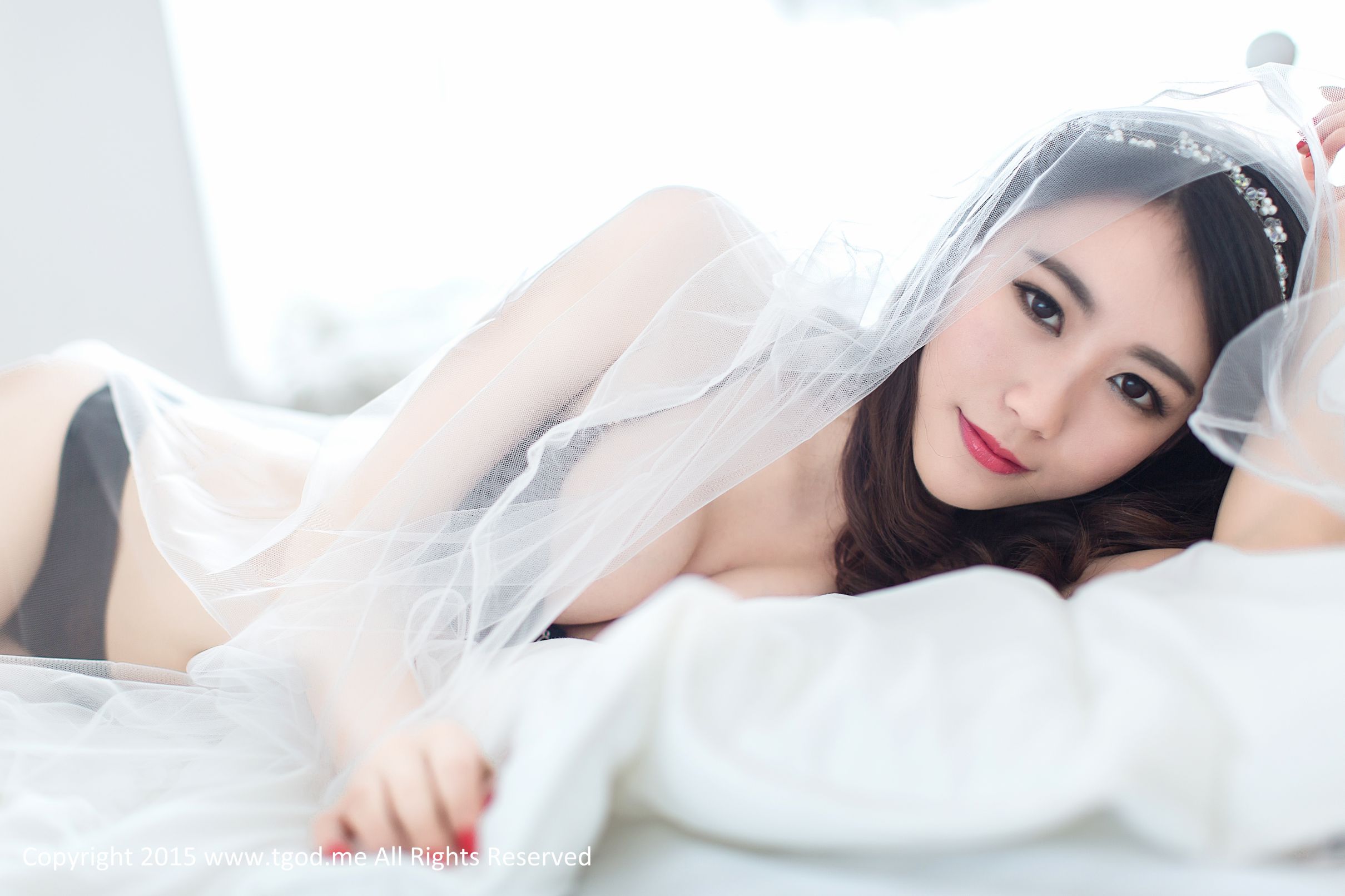 邓雪sweet -日系写真图-蕾丝的诱惑 [TGOD推女神]高清写真图