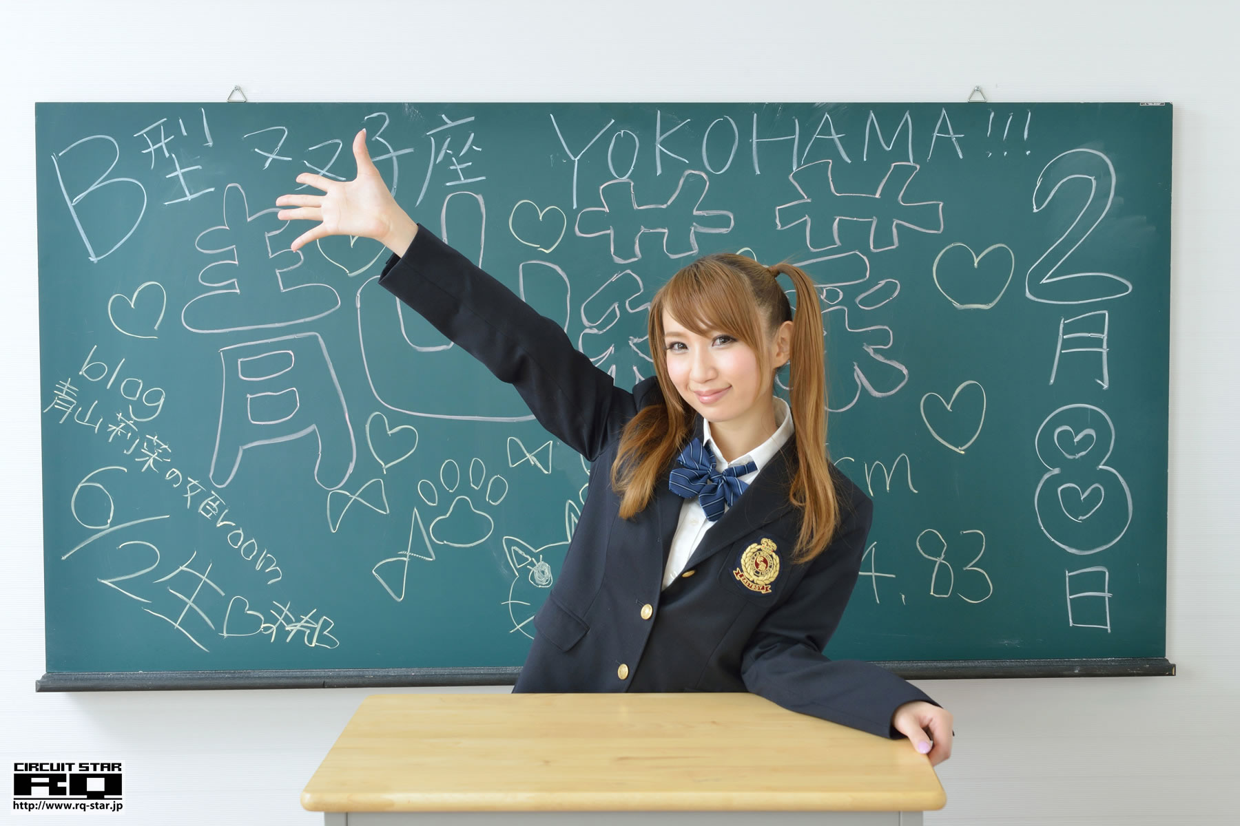 青山莉菜 [RQ-STAR]高清写真图NO.00782 School Girl